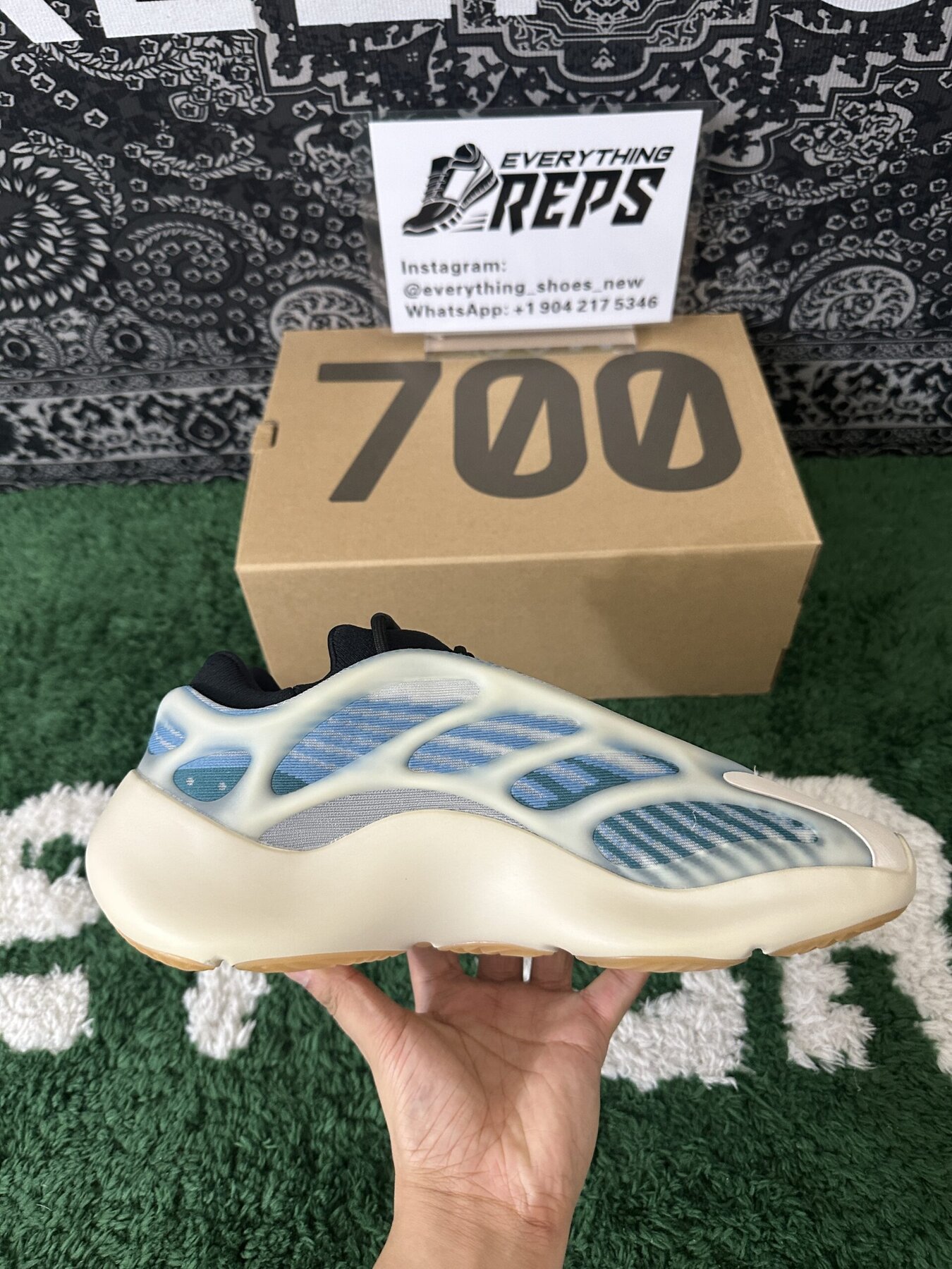 adidas Yeezy 700 V3 Kyanite - Image 7