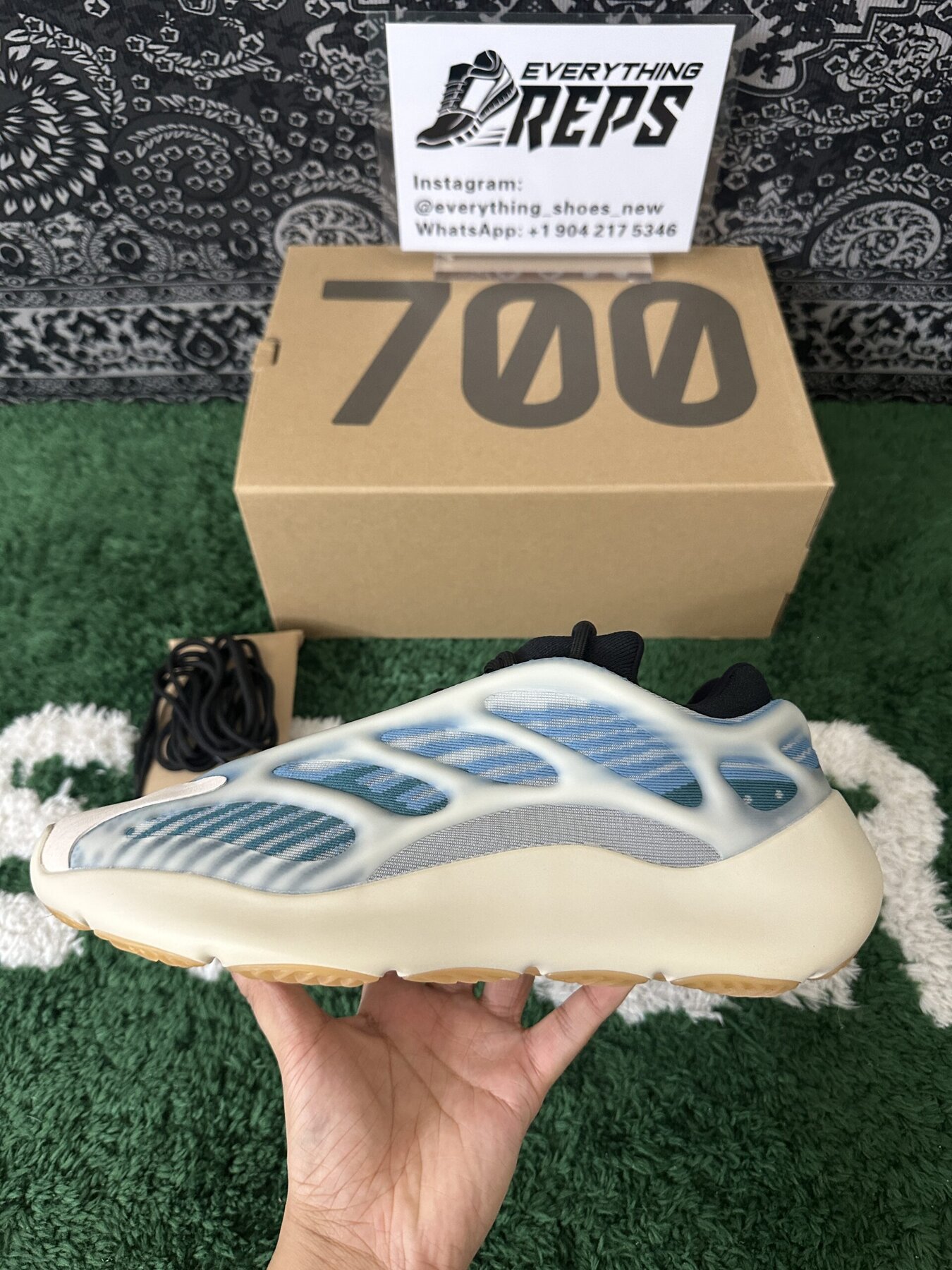 adidas Yeezy 700 V3 Kyanite - Image 6