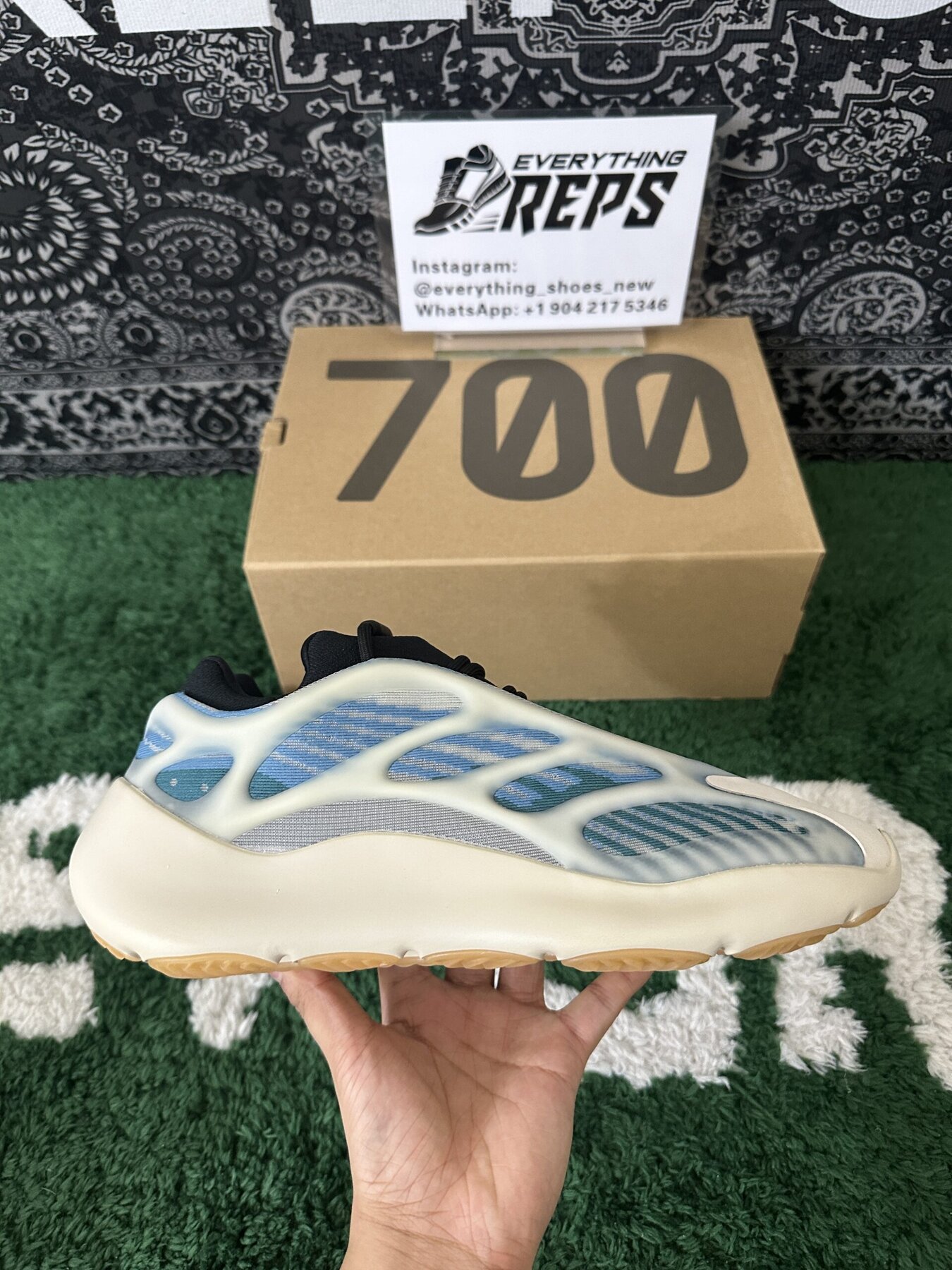 adidas Yeezy 700 V3 Kyanite - Image 5