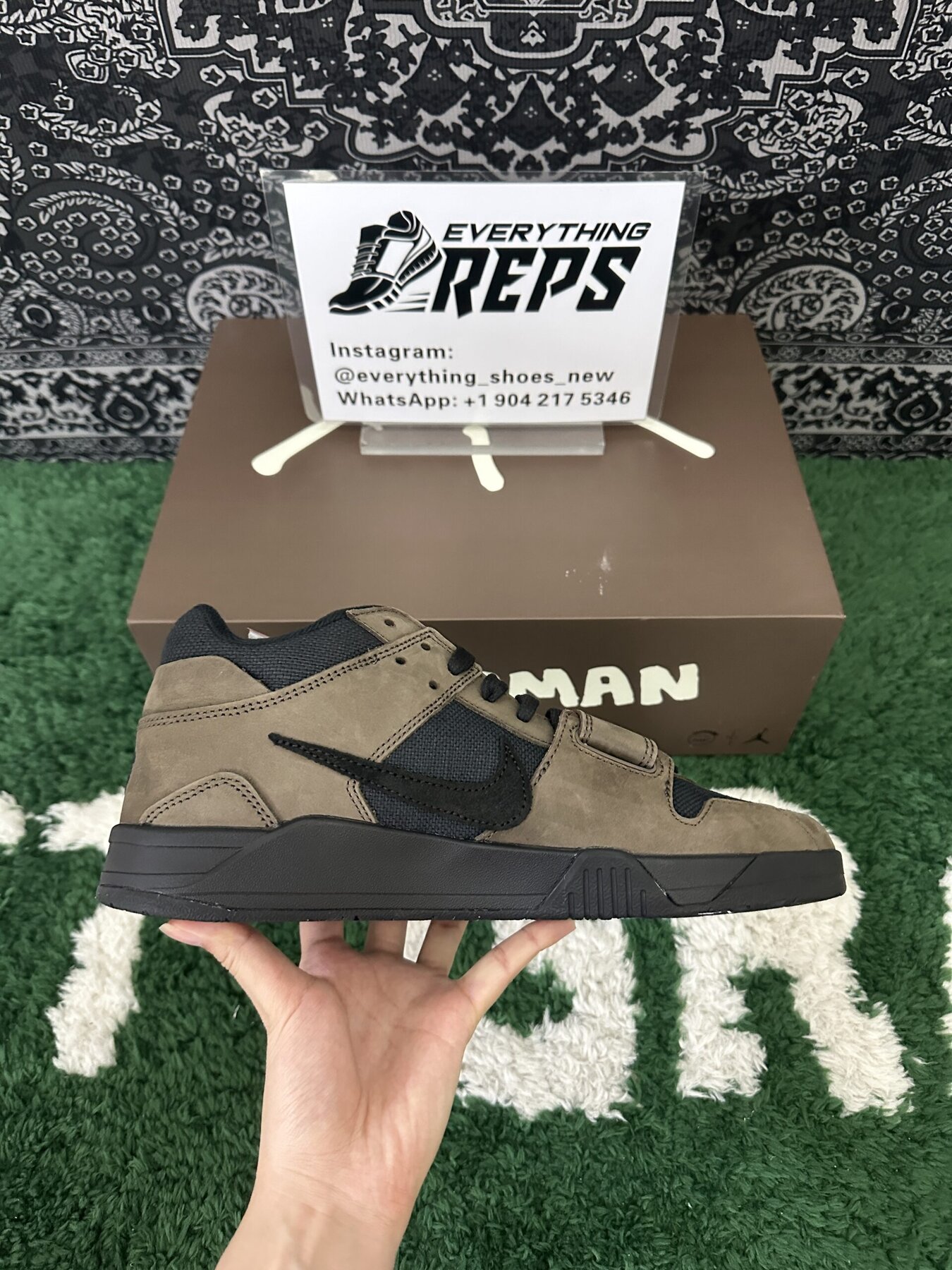 TS x Jumpman Jack Mocha - Image 5