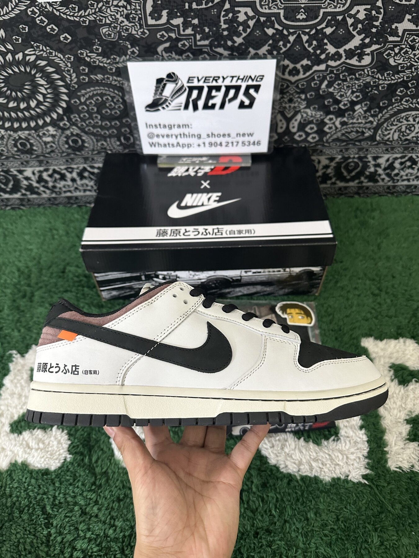 no-brainer* Dunk Low AE86 Custom - Image 5