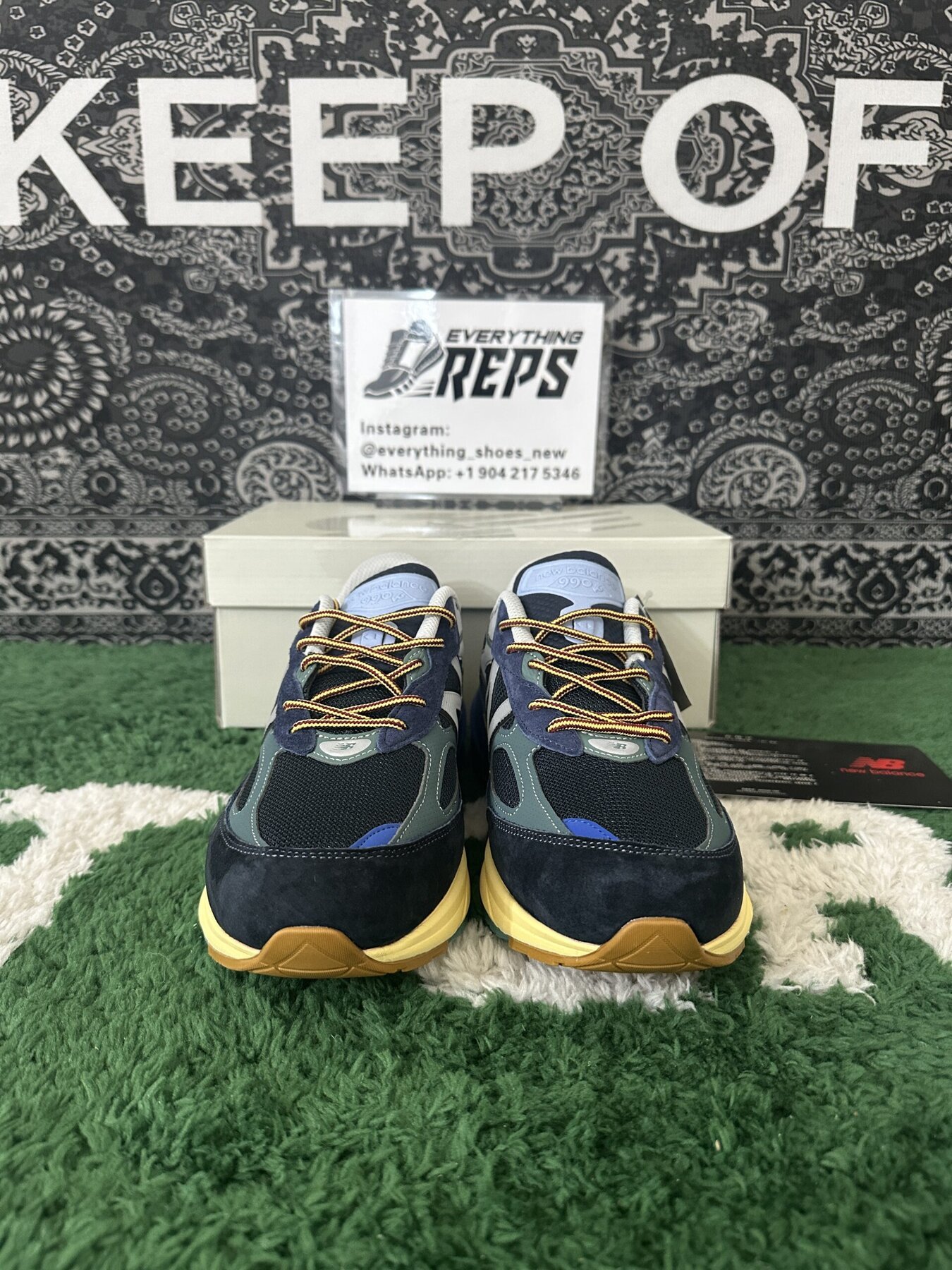 New Balance 990v6 MiUSA Action Bronson Lapis Lazuli - Image 3