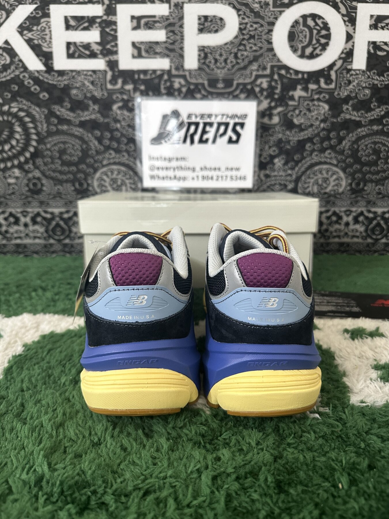 New Balance 990v6 MiUSA Action Bronson Lapis Lazuli - Image 9