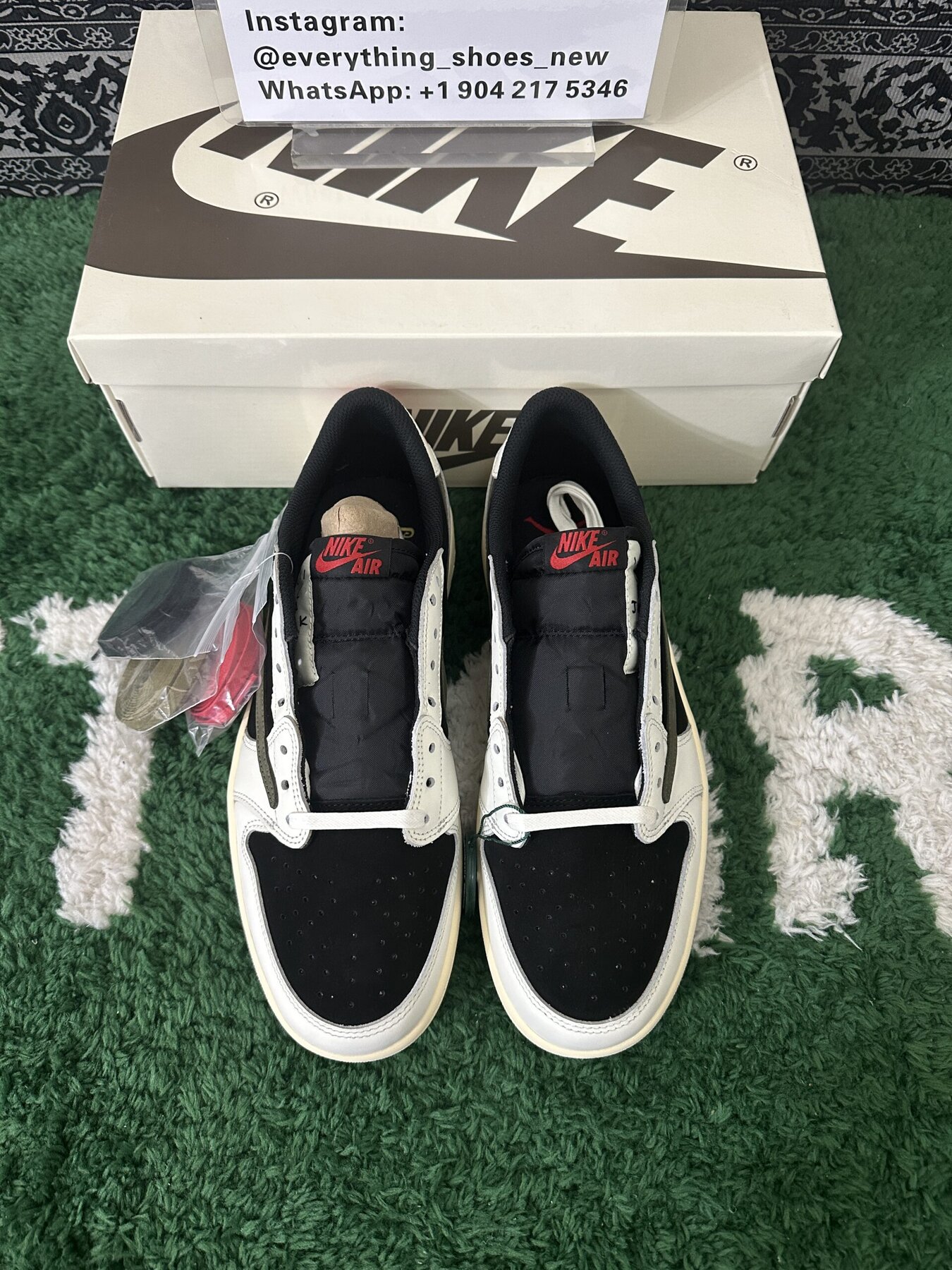 TS x AJ1 Low OG “Olive” - Image 9