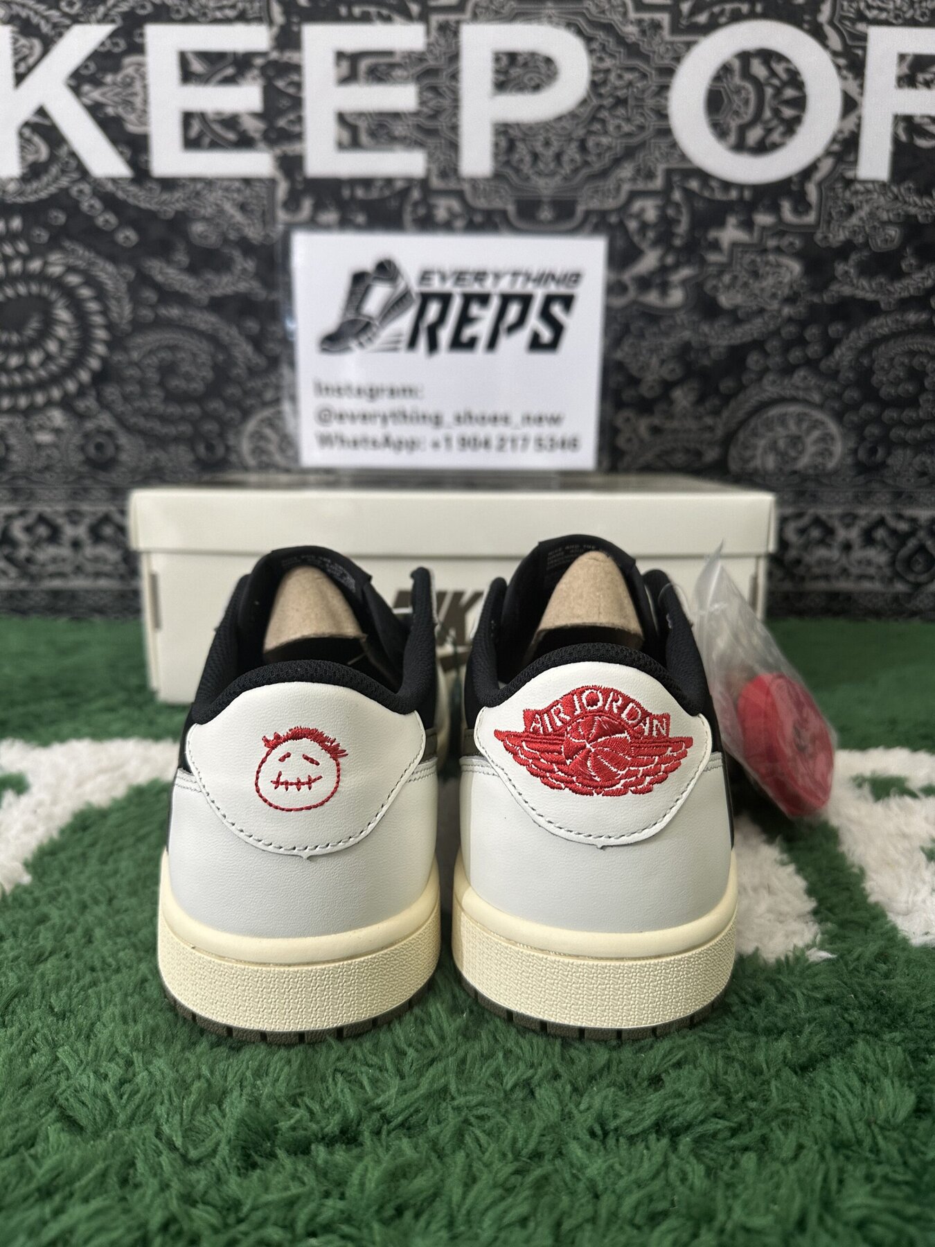 TS x AJ1 Low OG “Olive” - Image 8