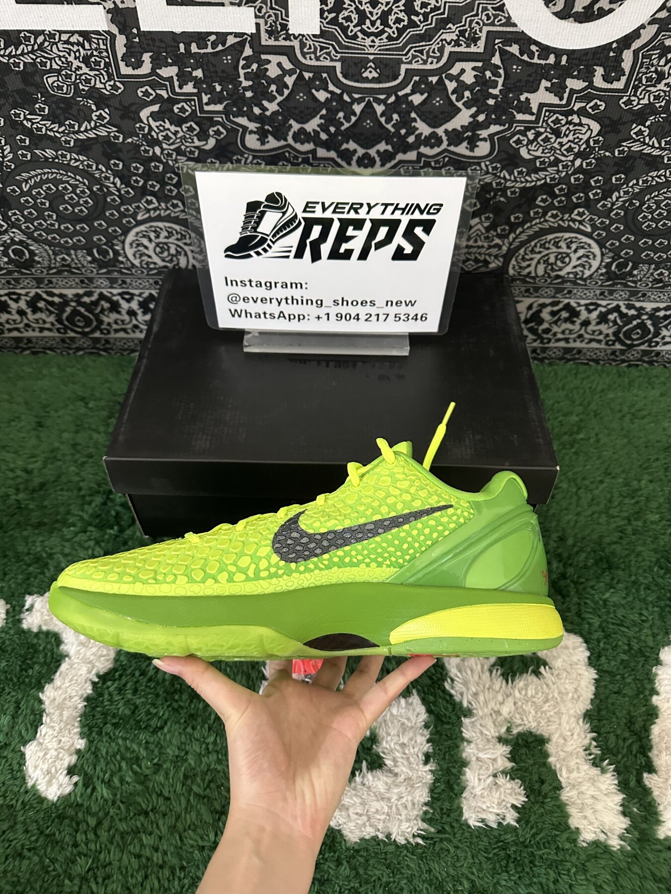 Kobe 6 Protro Grinch (2020) - Image 7
