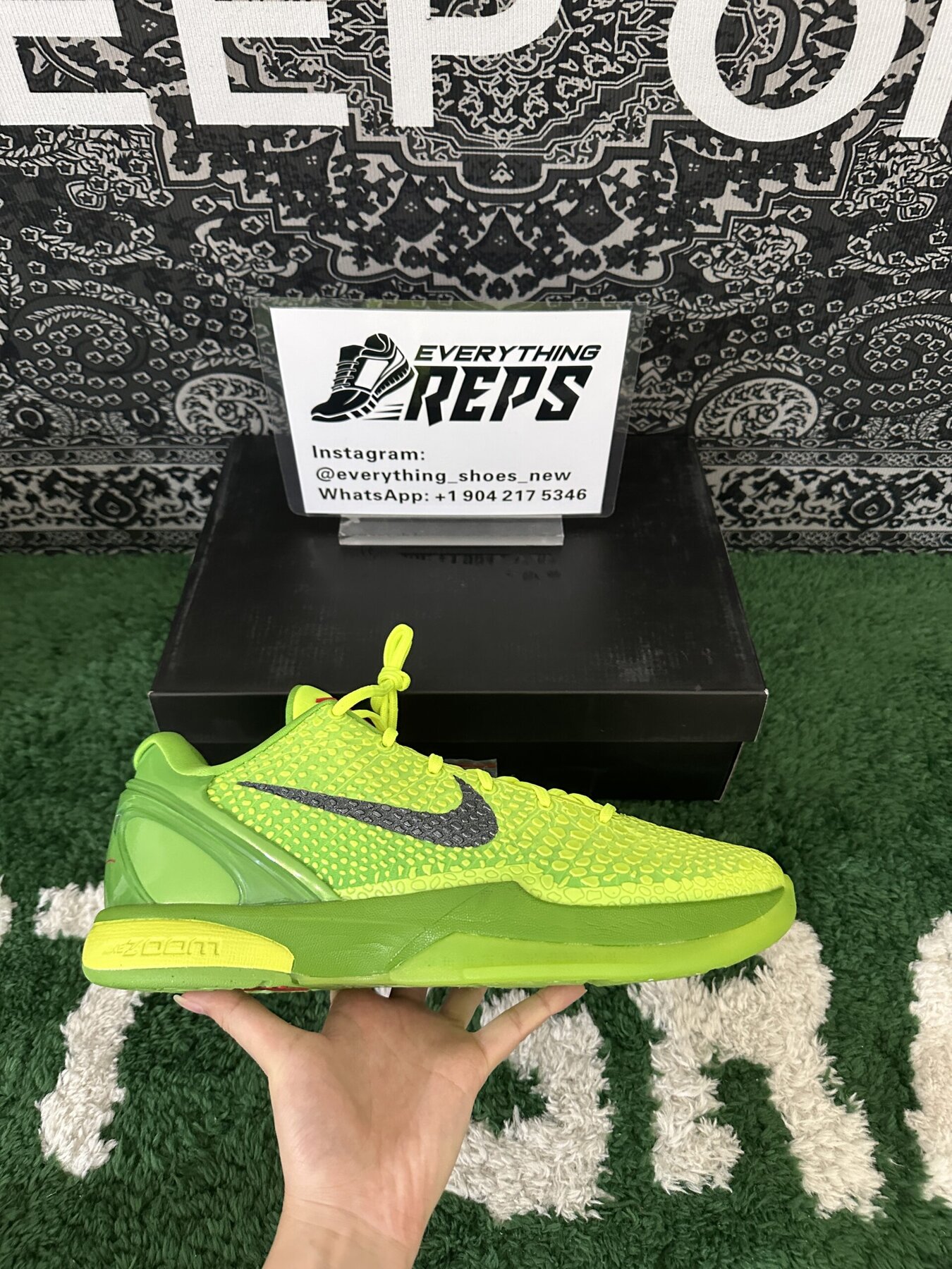 Kobe 6 Protro Grinch (2020) - Image 6