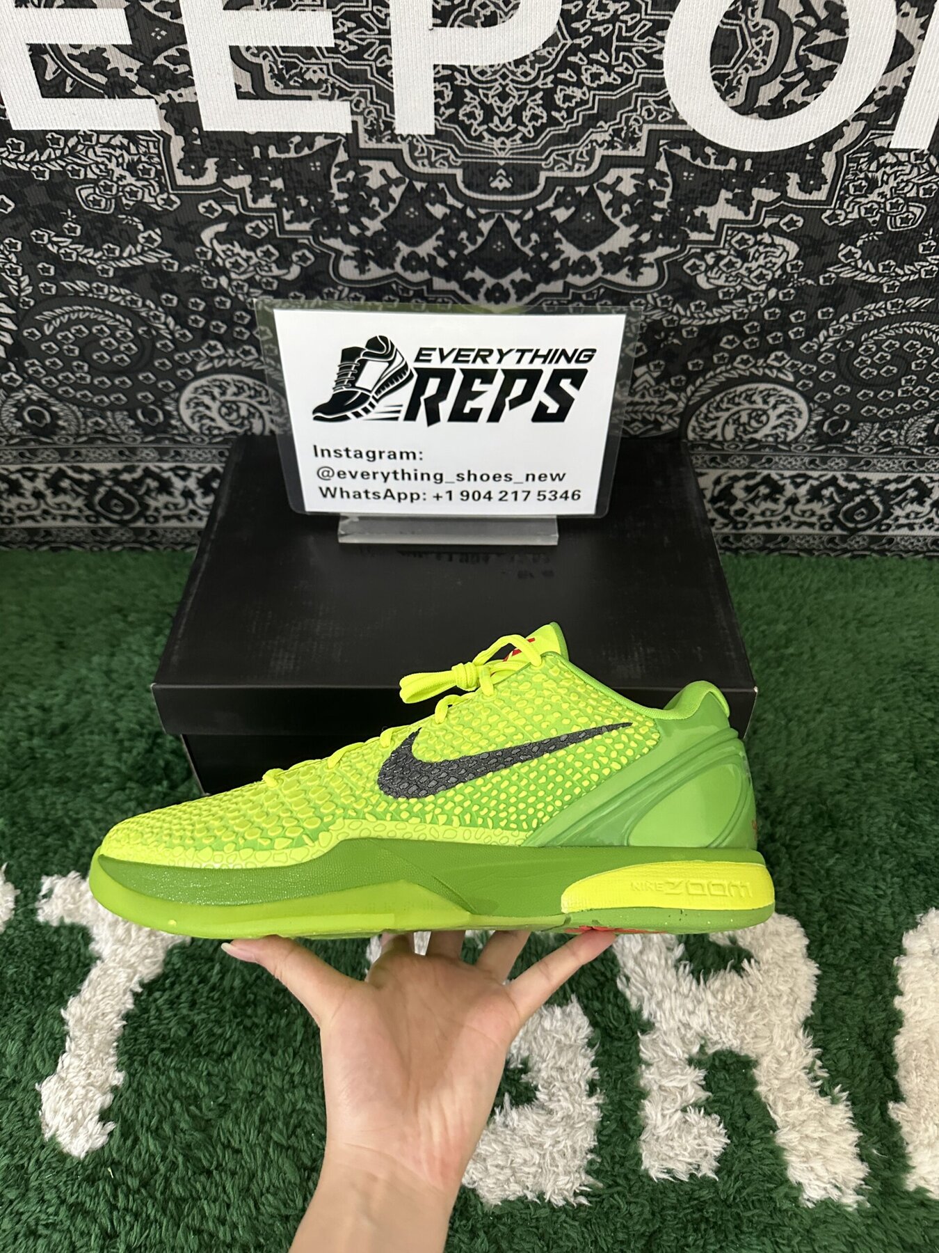 Kobe 6 Protro Grinch (2020) - Image 5