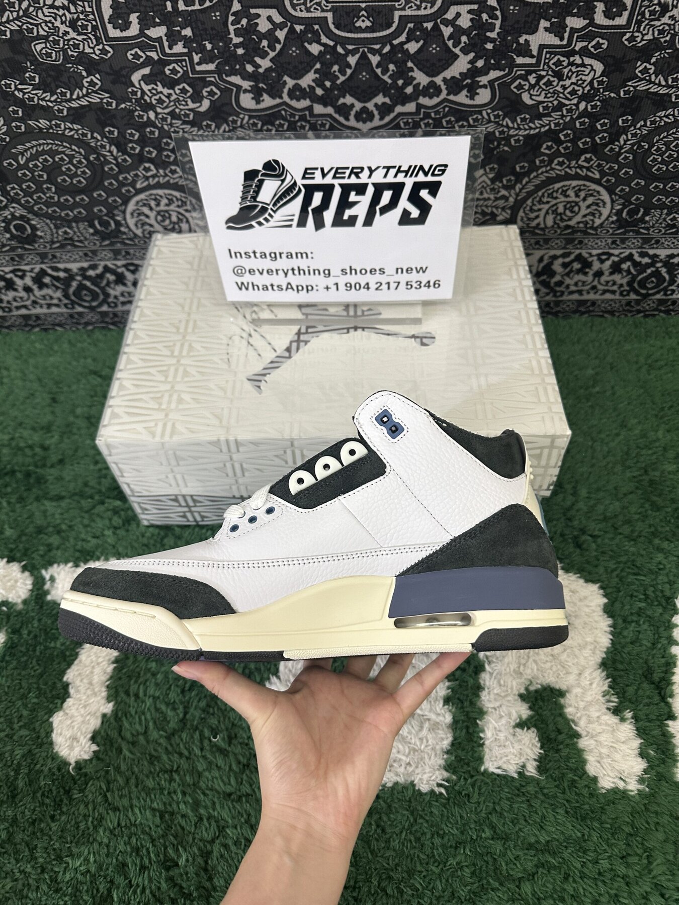 A Ma Maniére x AJ3 “Diffused Blue” - Image 7