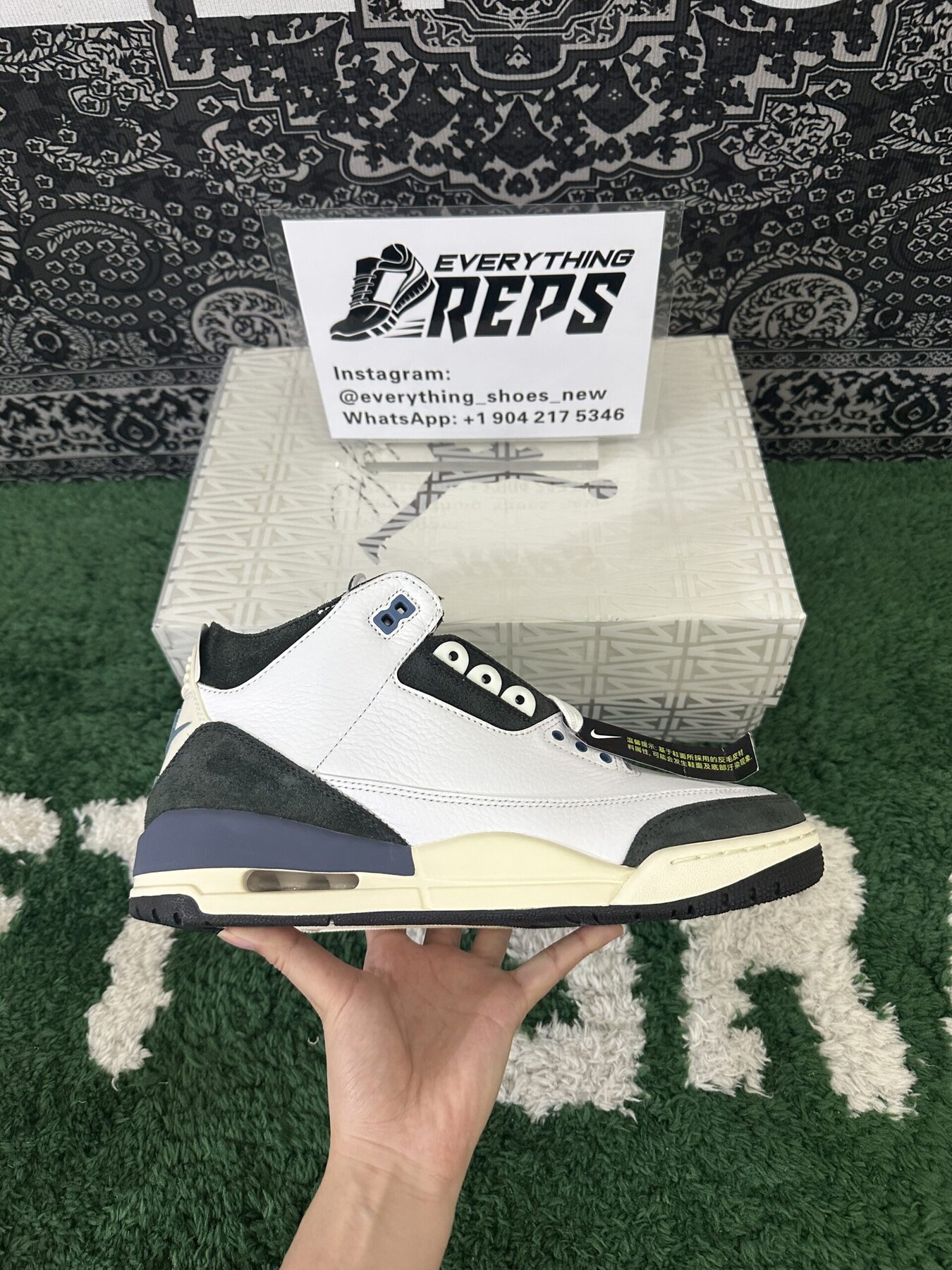 A Ma Maniére x AJ3 “Diffused Blue” - Image 6
