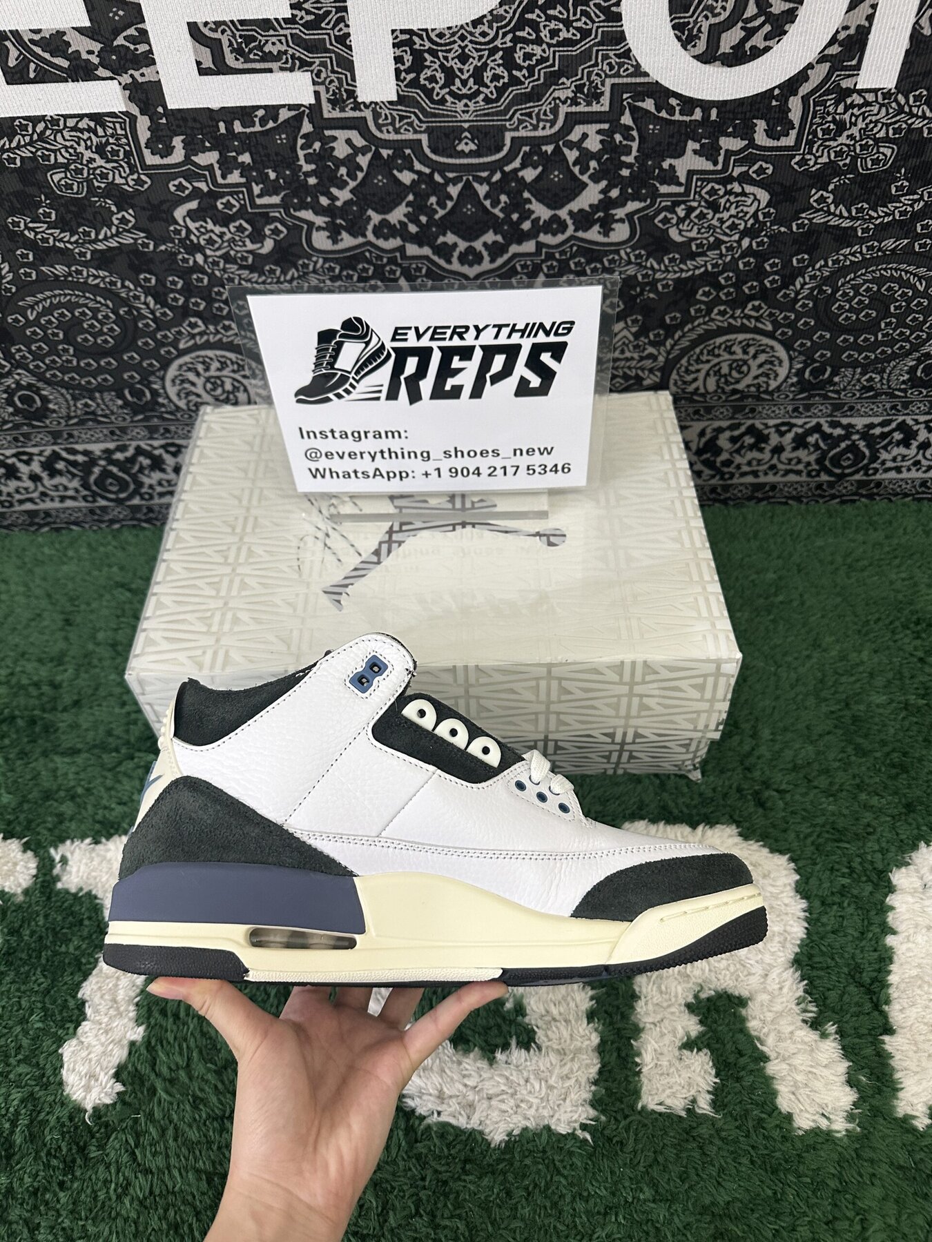 A Ma Maniére x AJ3 “Diffused Blue” - Image 4