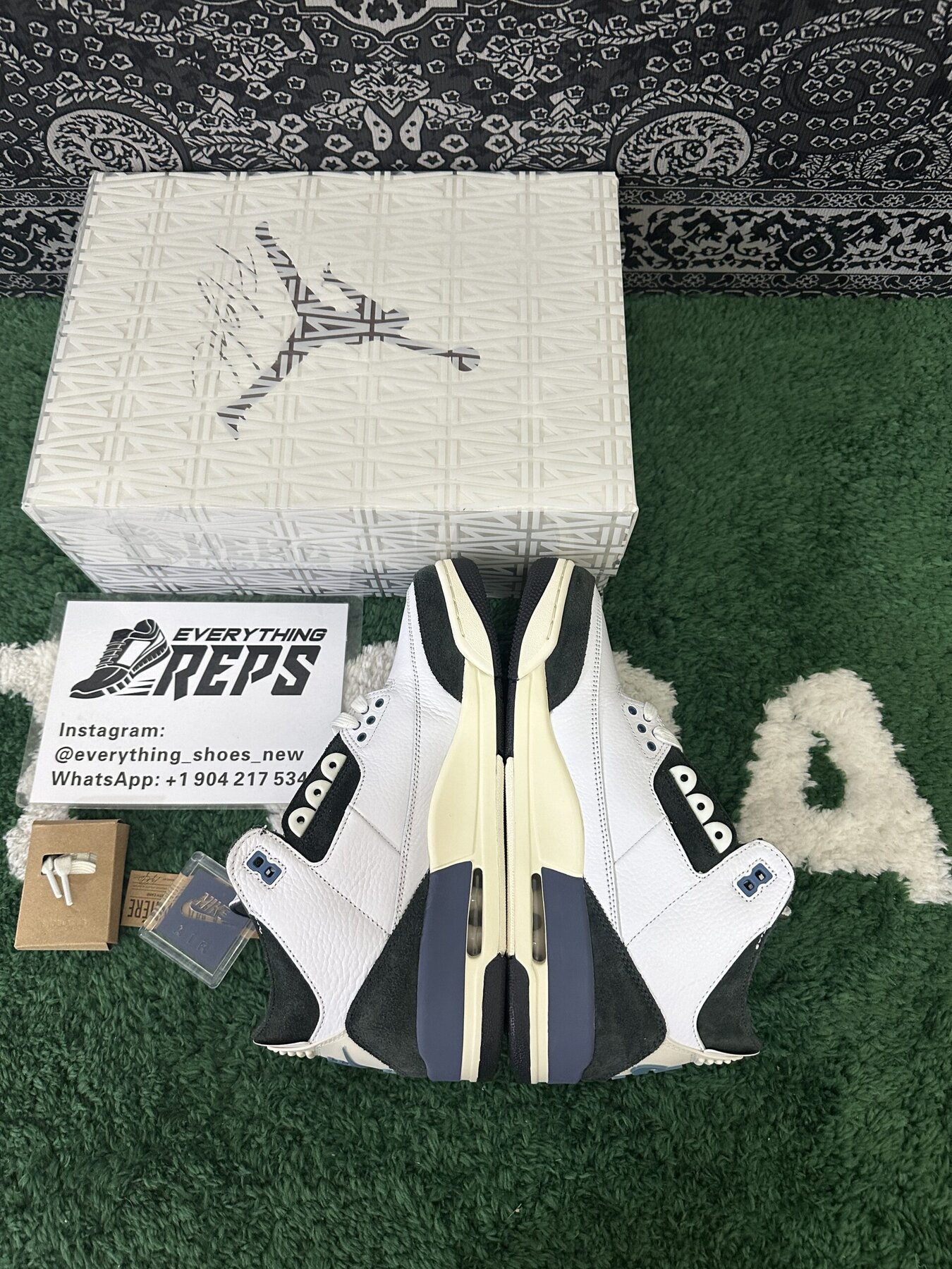 A Ma Maniére x AJ3 “Diffused Blue” - Image 3