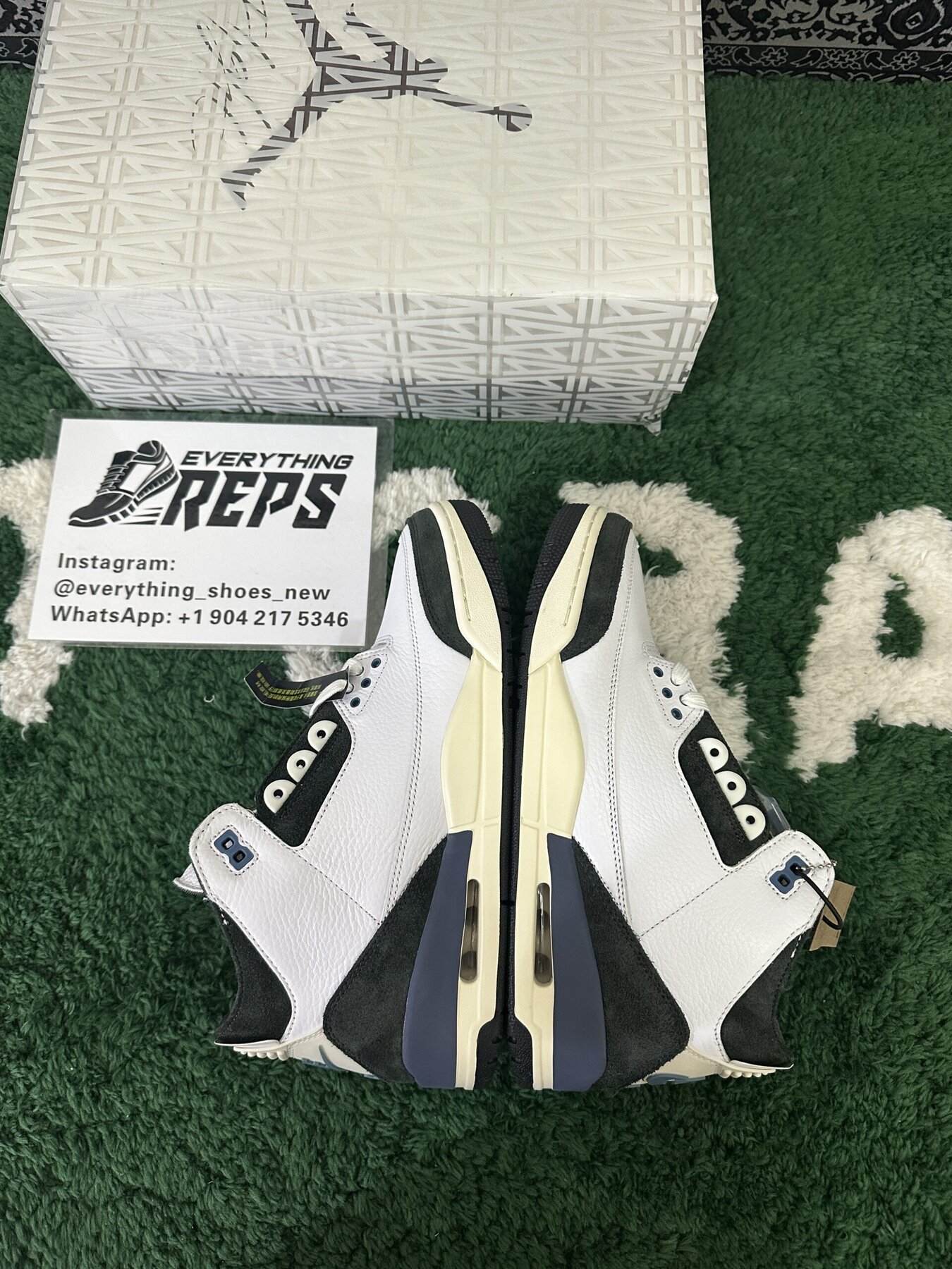 A Ma Maniére x AJ3 “Diffused Blue” - Image 2