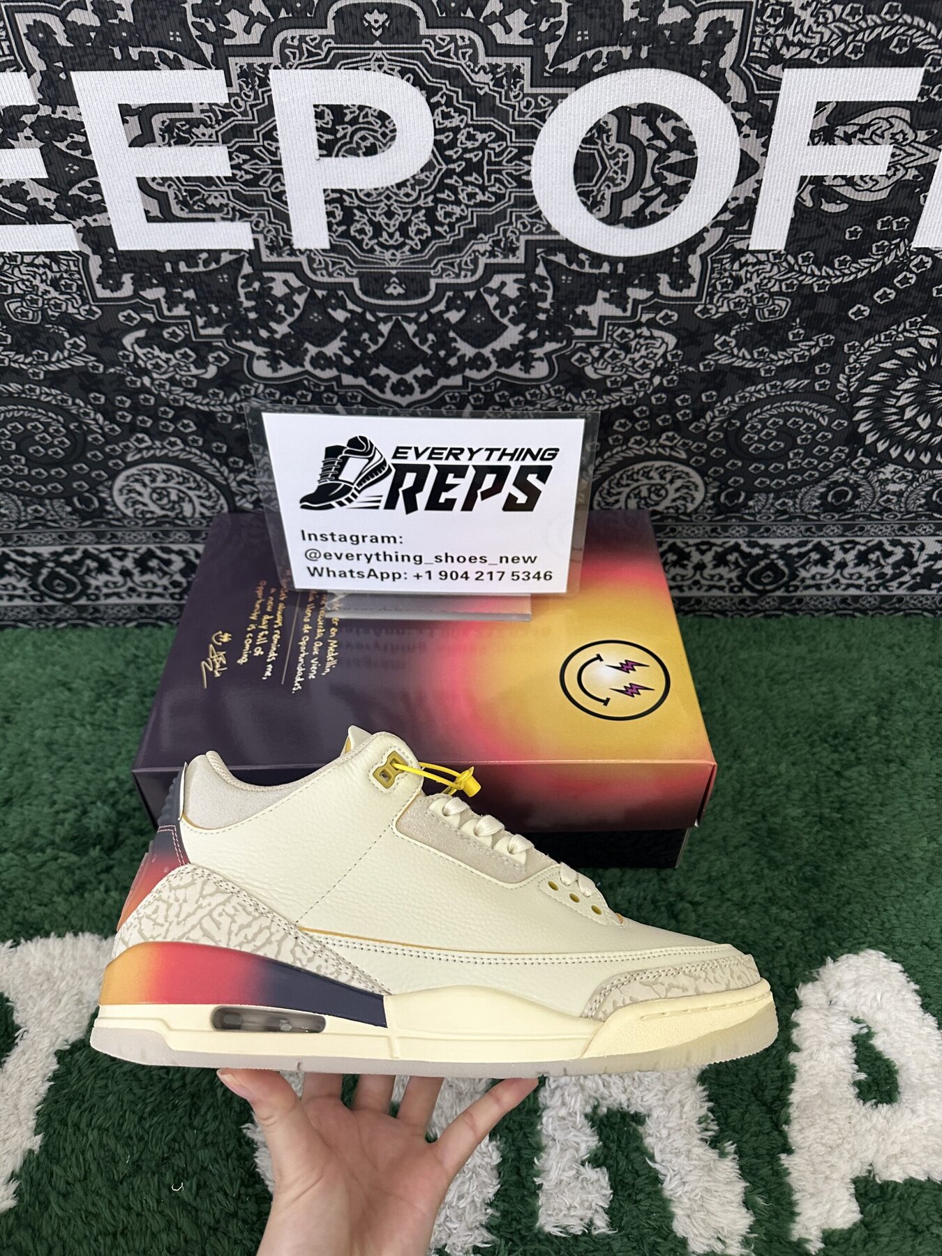 J. Balvin x AJ3 Retro Medellín Sunset - Image 6