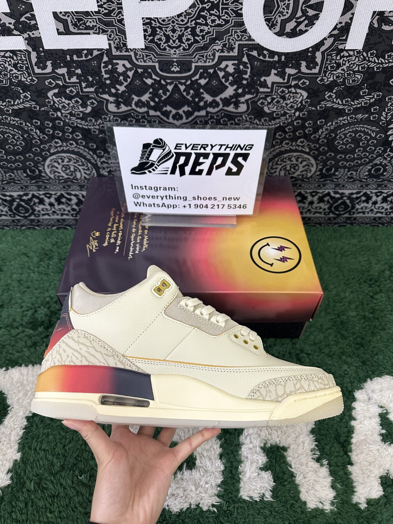 J. Balvin x AJ3 Retro Medellín Sunset - Image 4