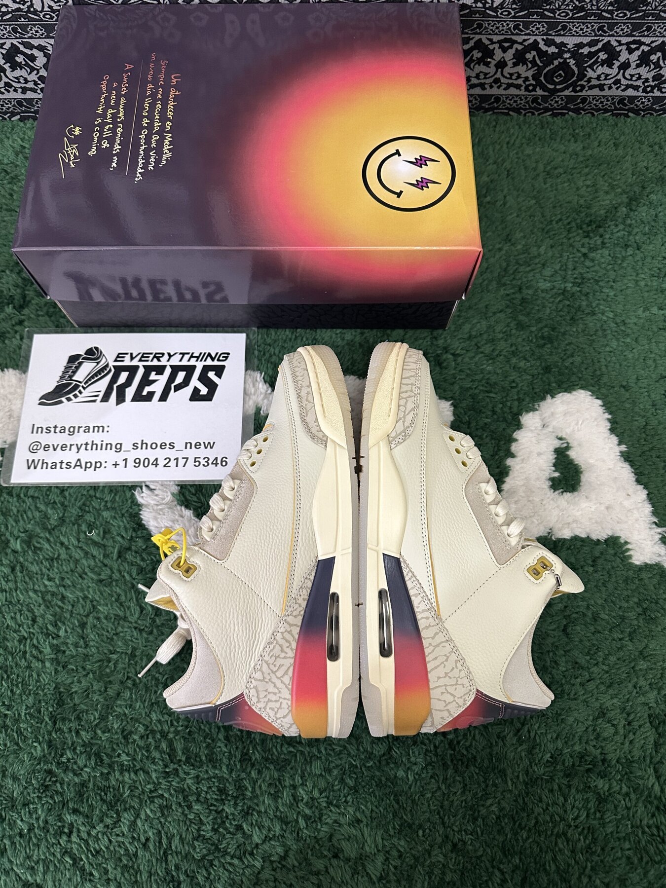 J. Balvin x AJ3 Retro Medellín Sunset - Image 2