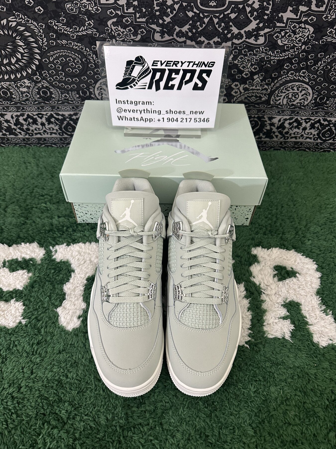 AJ4 Retro Seafoam Sail - Image 10