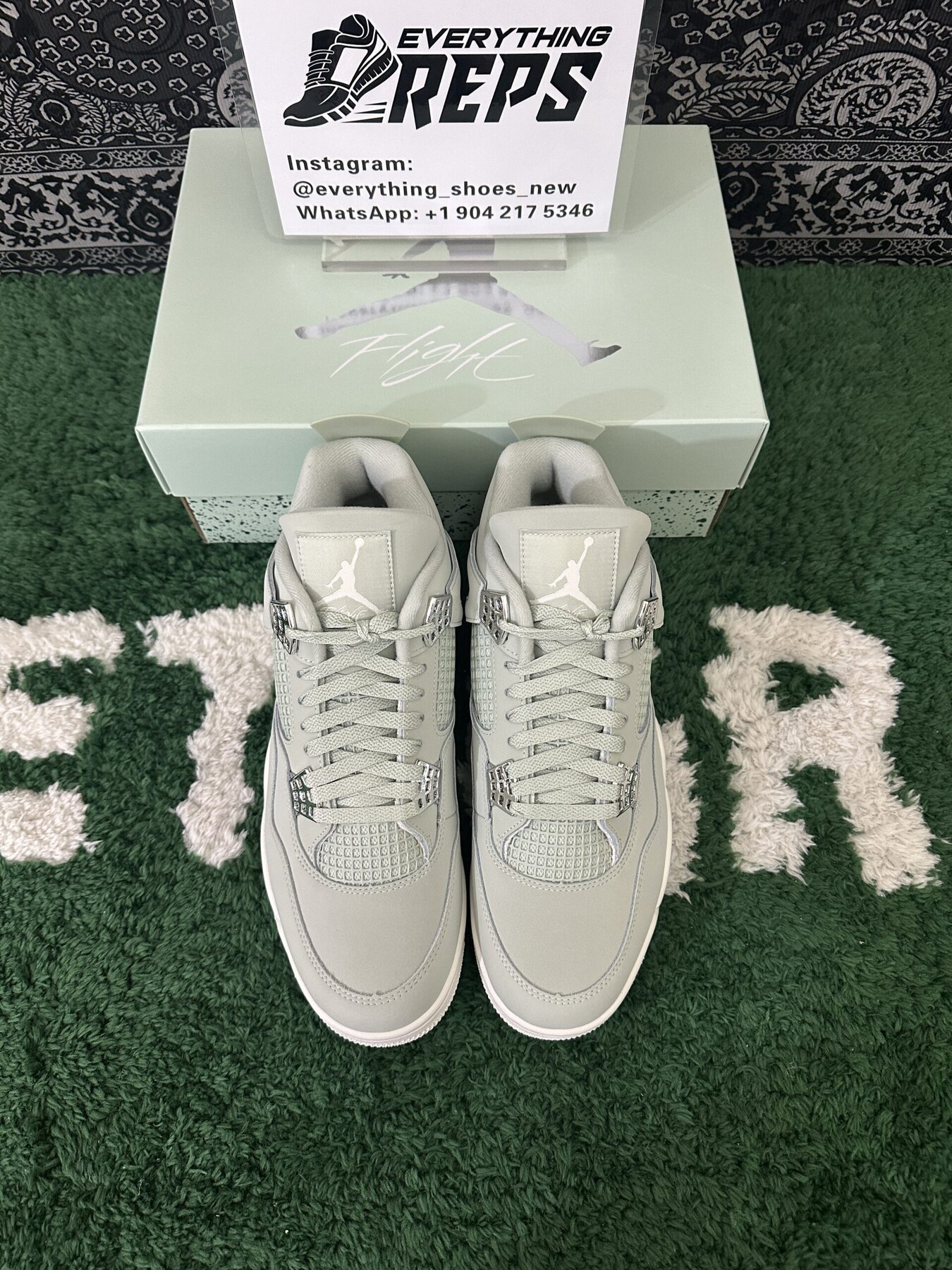 AJ4 Retro Seafoam Sail - Image 9