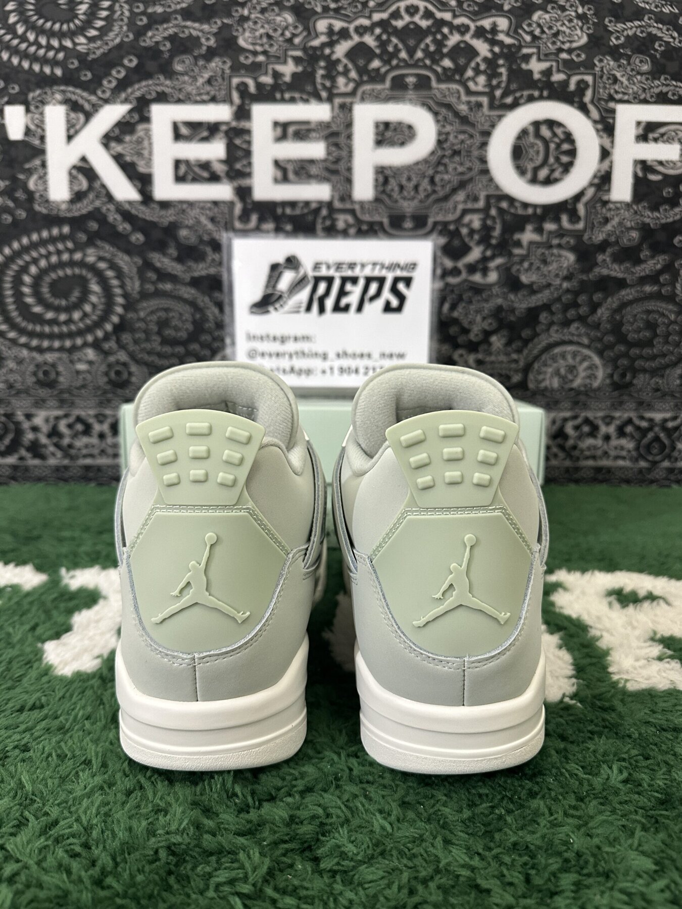 AJ4 Retro Seafoam Sail - Image 8