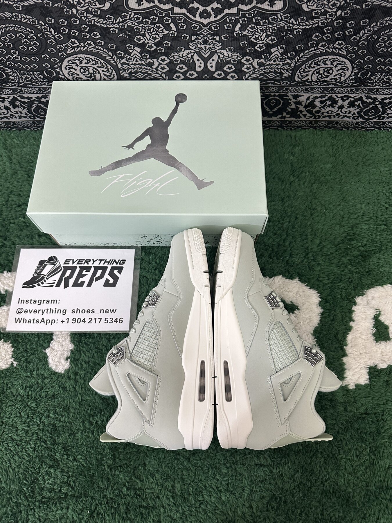 AJ4 Retro Seafoam Sail - Image 3