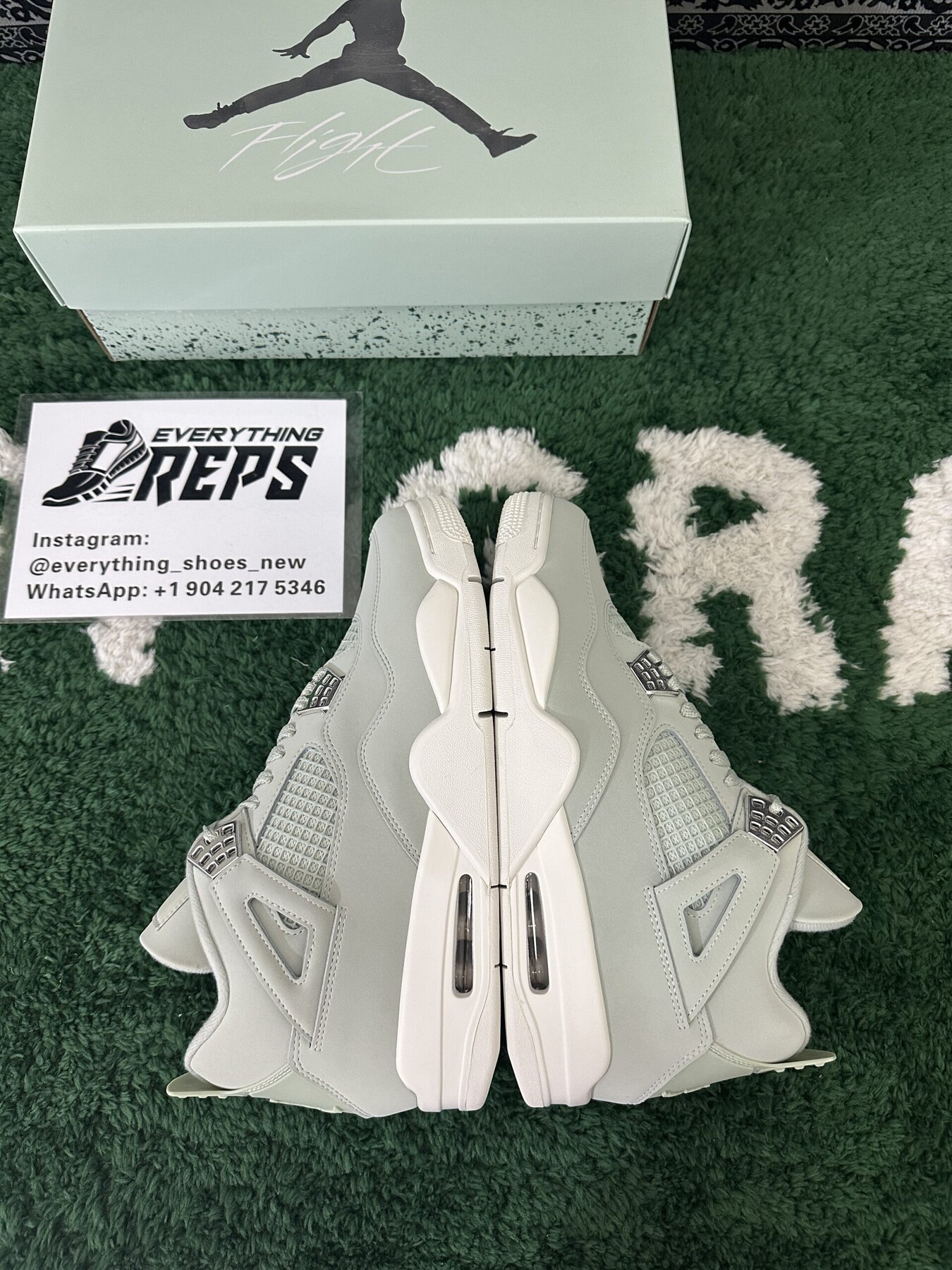 AJ4 Retro Seafoam Sail - Image 2
