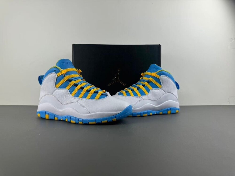 AJ10 Retro North Carolina Blue Custom - Image 11