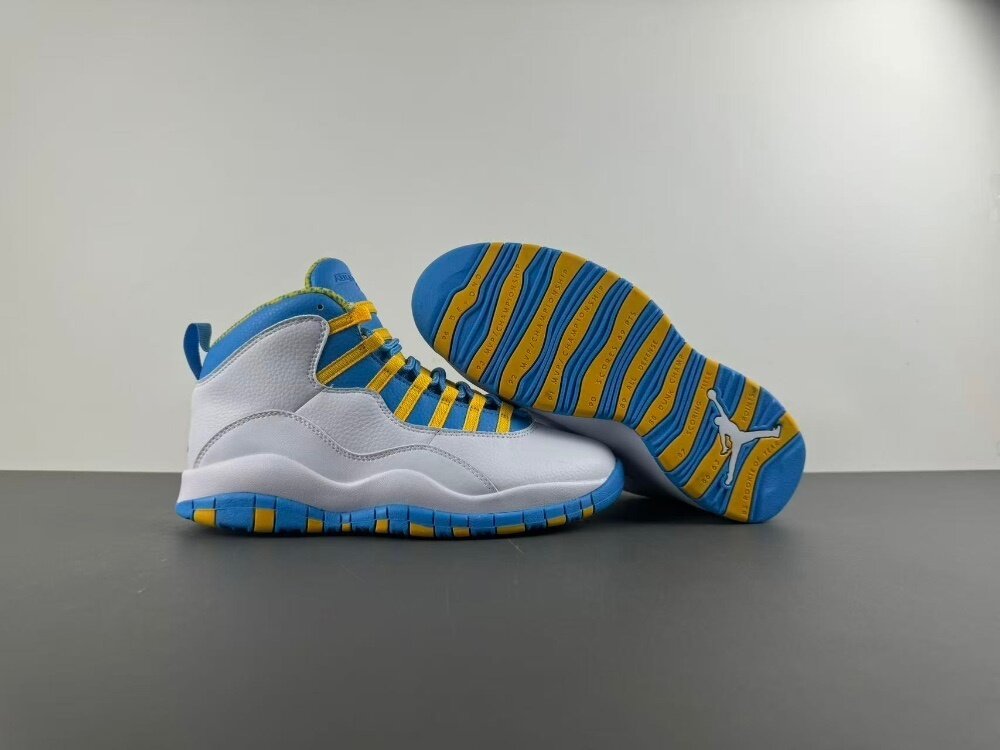 AJ10 Retro North Carolina Blue Custom - Image 7