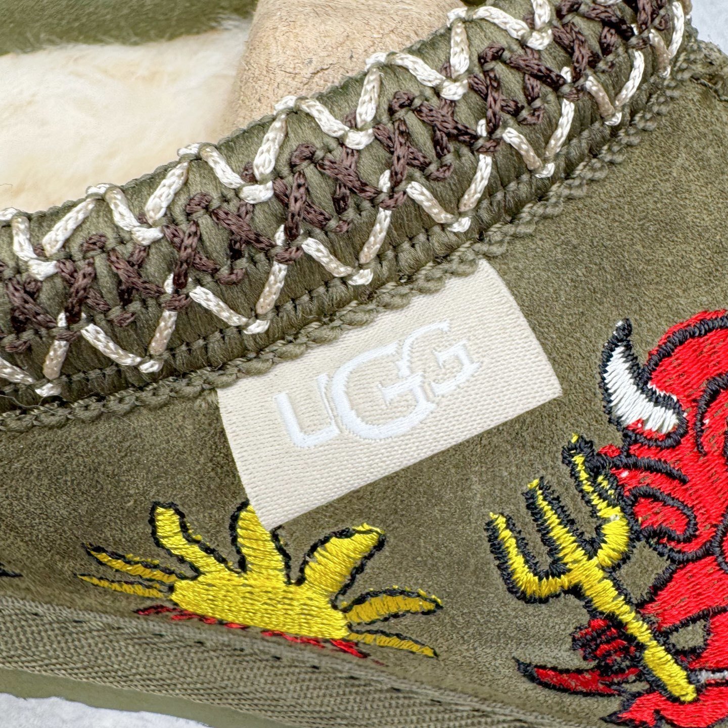UGG Tasman Slipper Palace Burnt Olive - Image 7