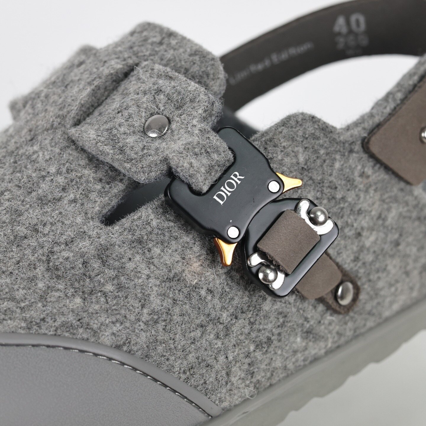 D x Birkenstock Tokio Mule Dark Grey - Image 3