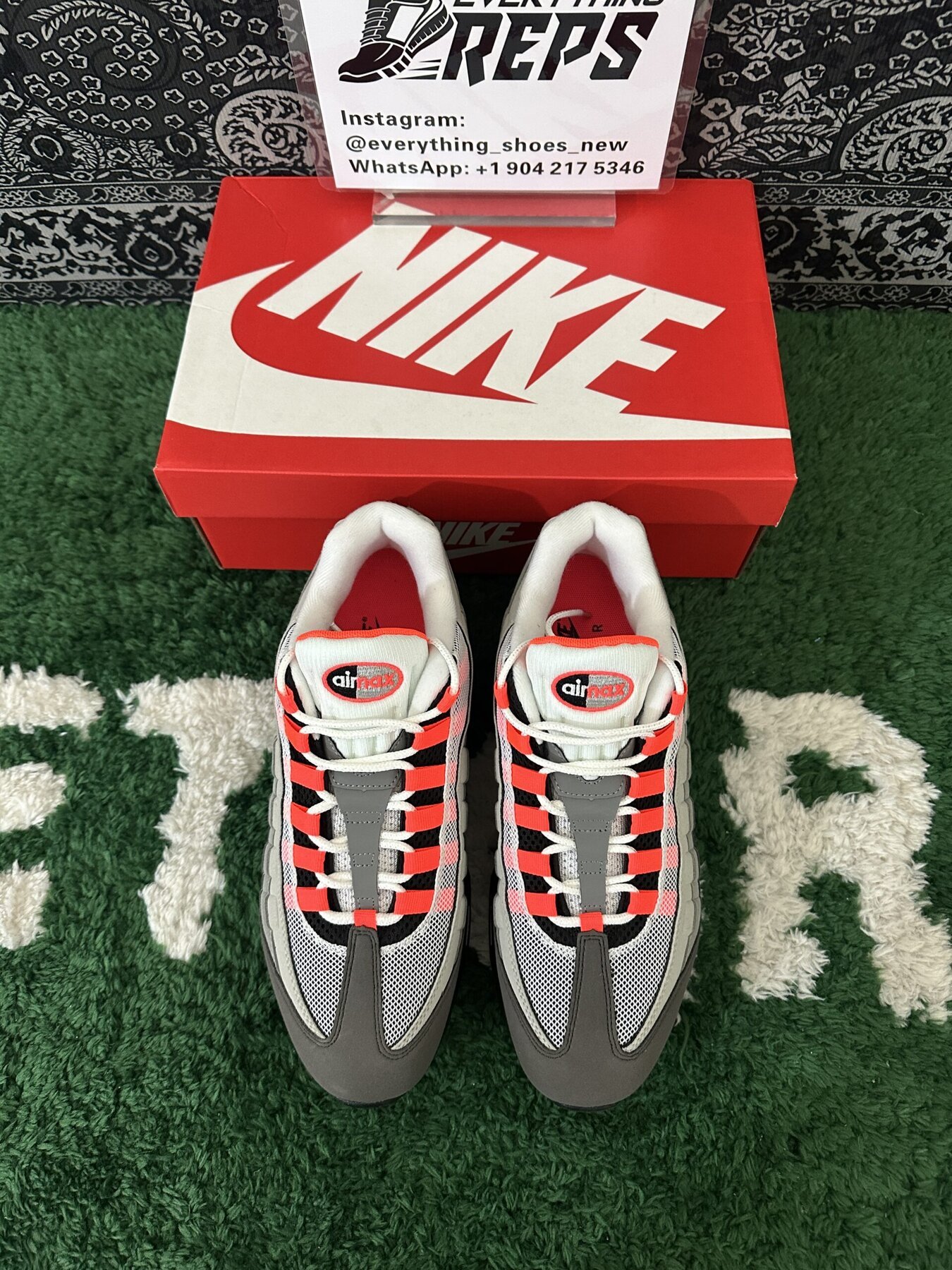 Air Max 95 OG 'Solar Red' - Image 10