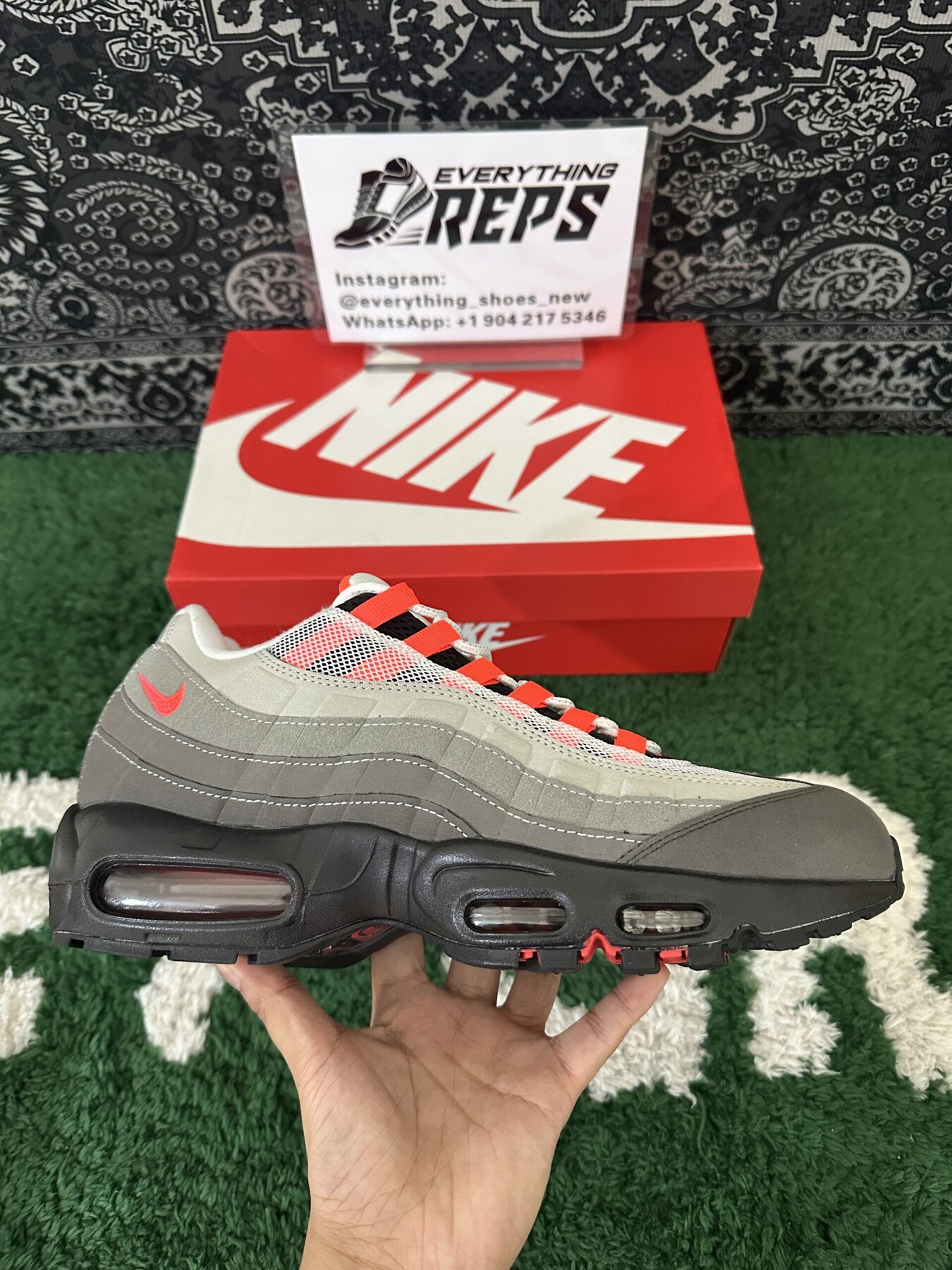 Air Max 95 OG 'Solar Red' - Image 6