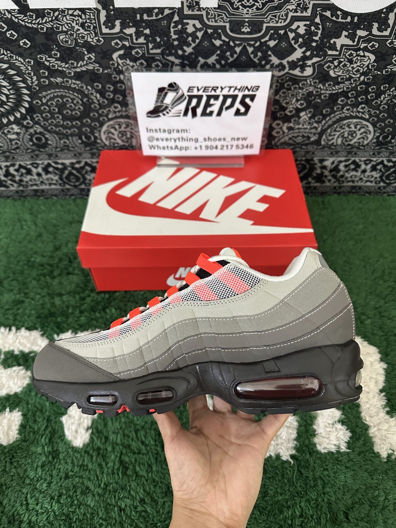 Air Max 95 OG 'Solar Red' - Image 5