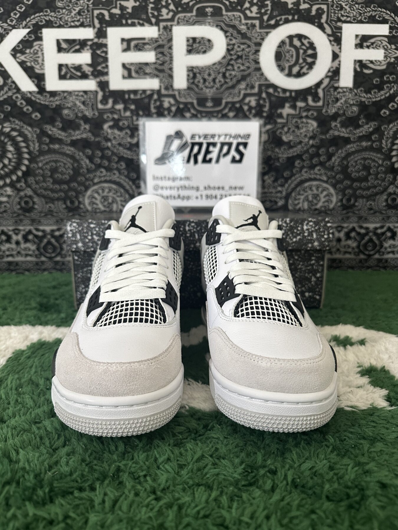 AJ4 Retro Military Black - Image 9