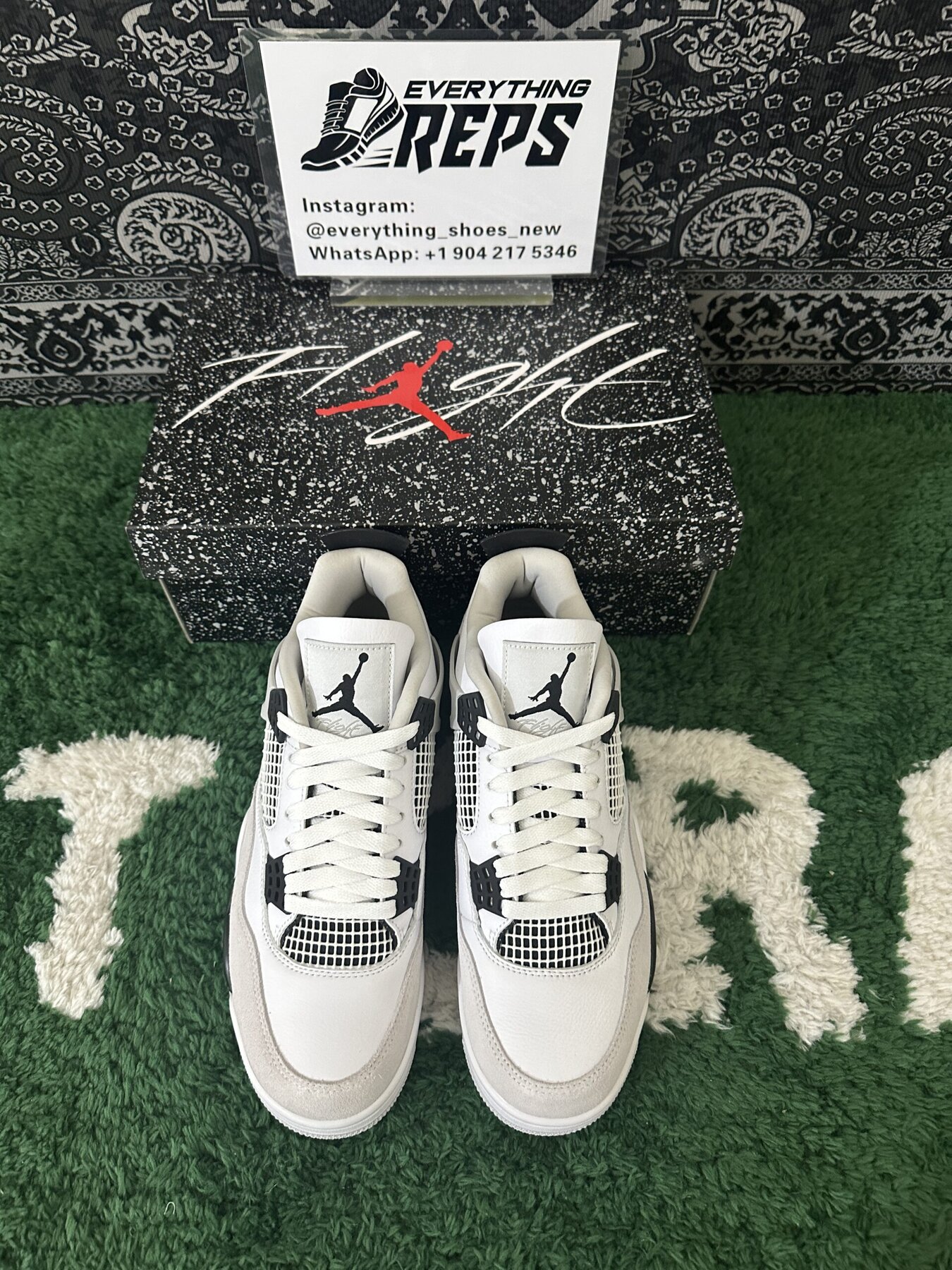 AJ4 Retro Military Black - Image 8