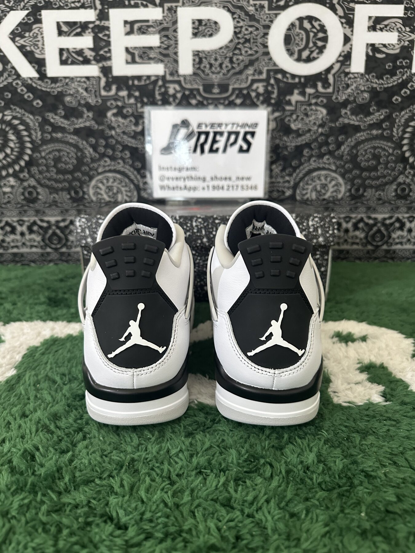 AJ4 Retro Military Black - Image 7