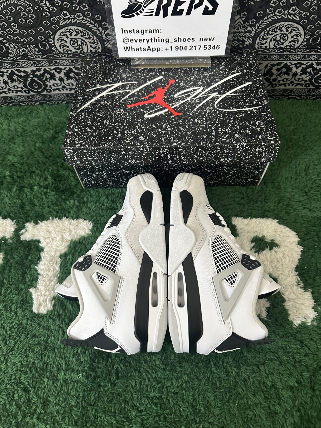 AJ4 Retro Military Black - Image 2