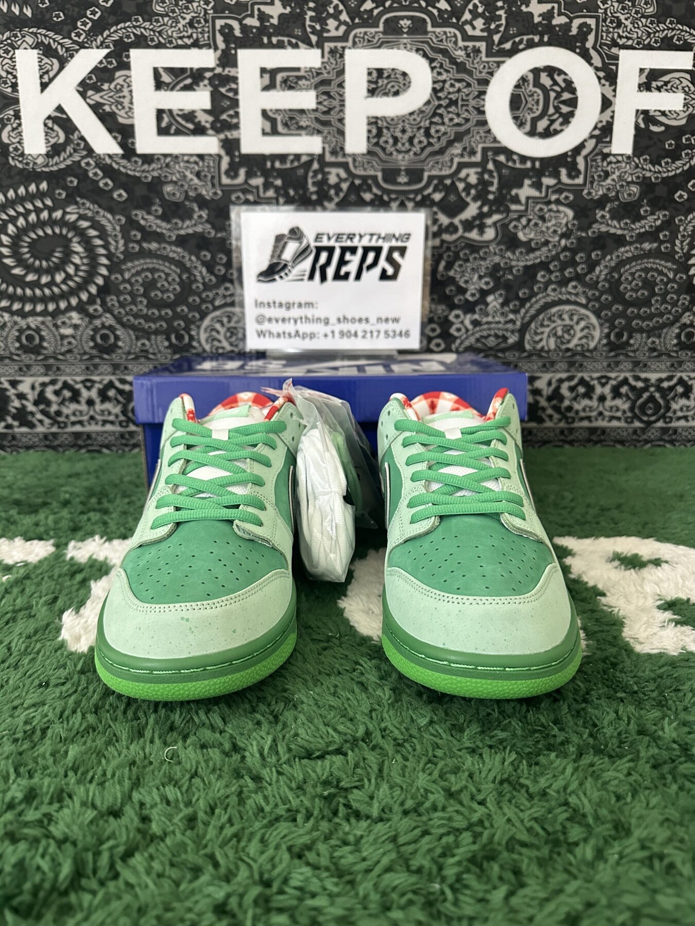 SB Dunk Low Concepts Green Lobster - Image 9