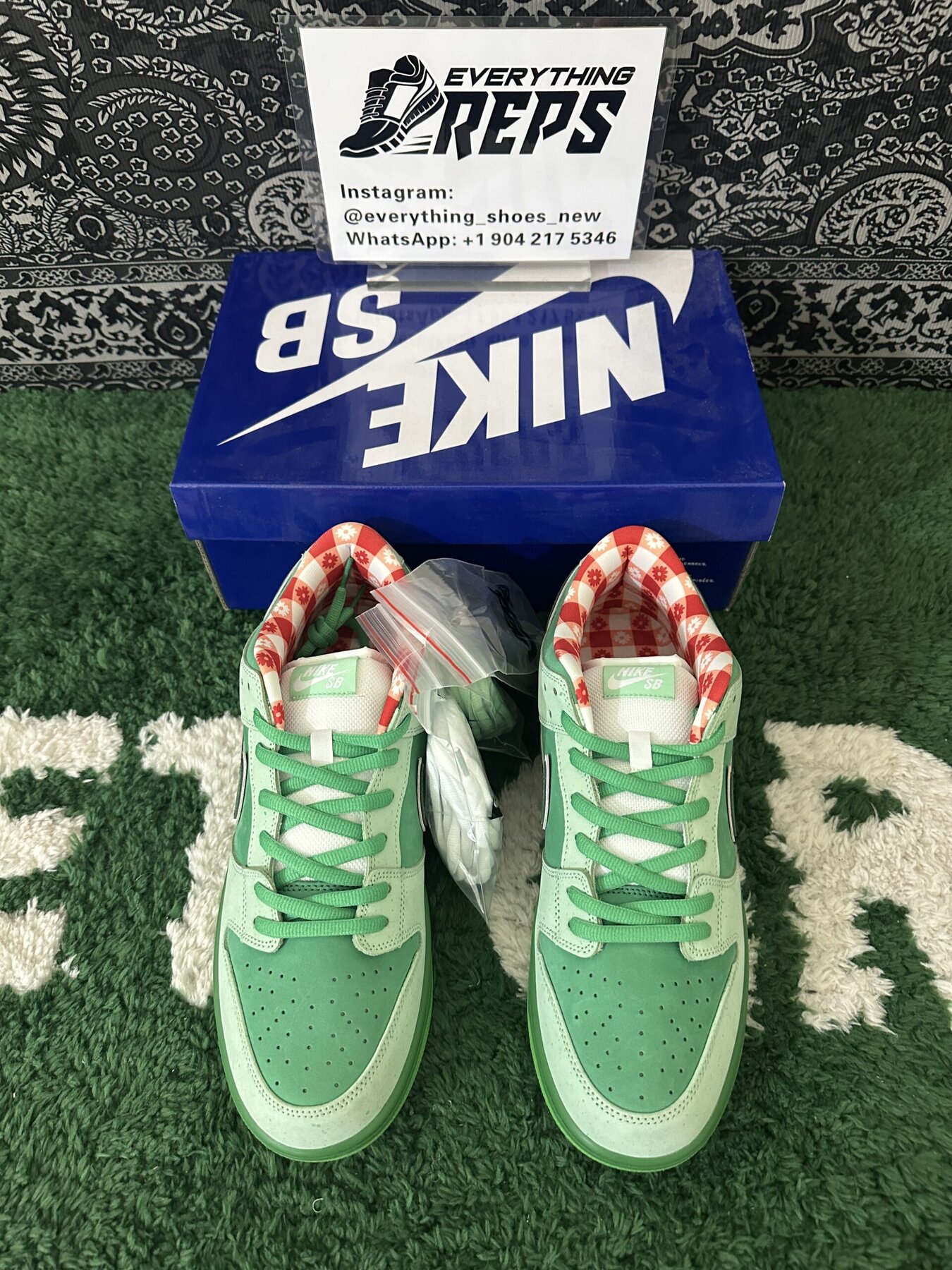 SB Dunk Low Concepts Green Lobster - Image 8