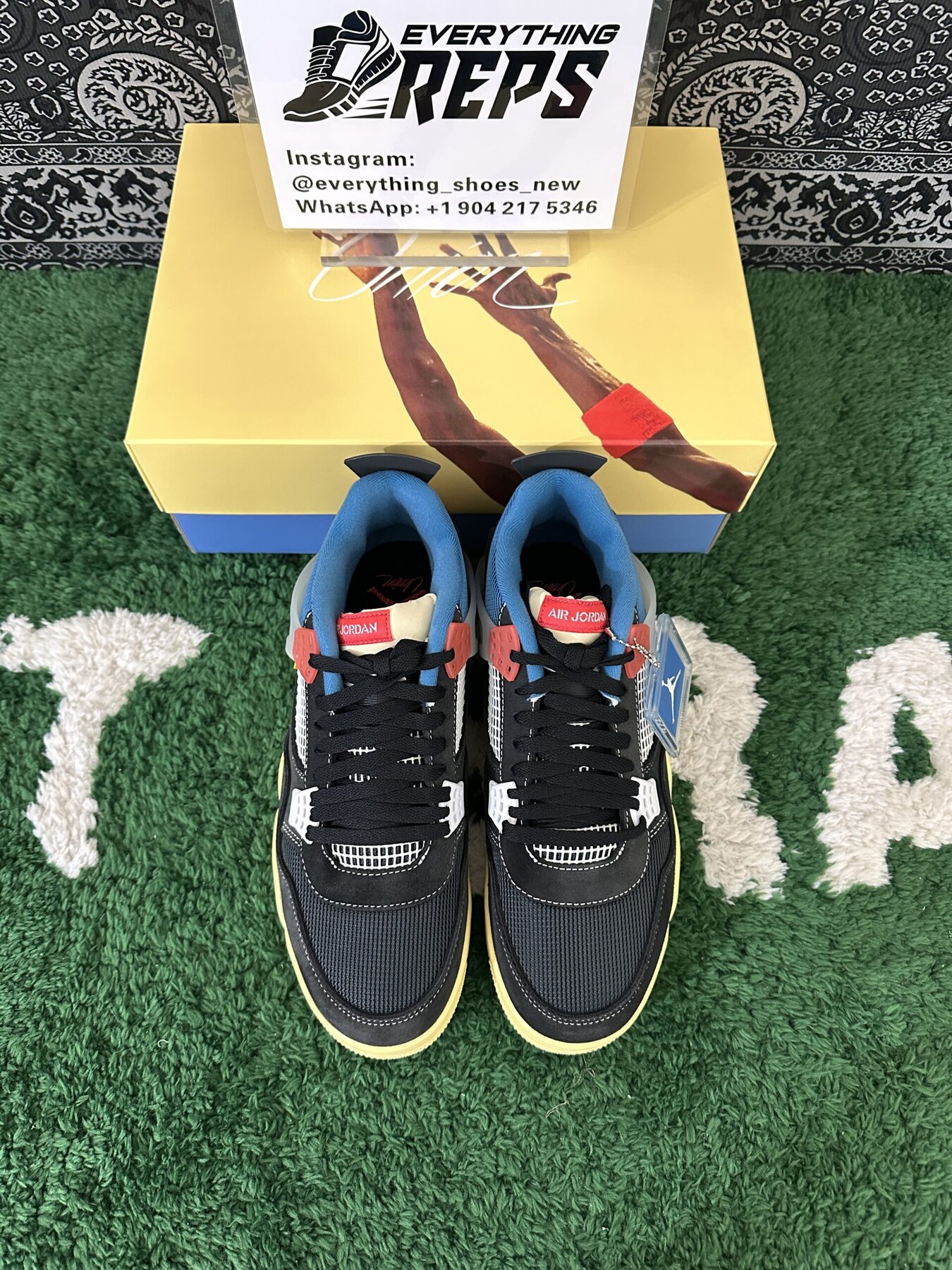 AJ4 Retro Union Off Noir - Image 9
