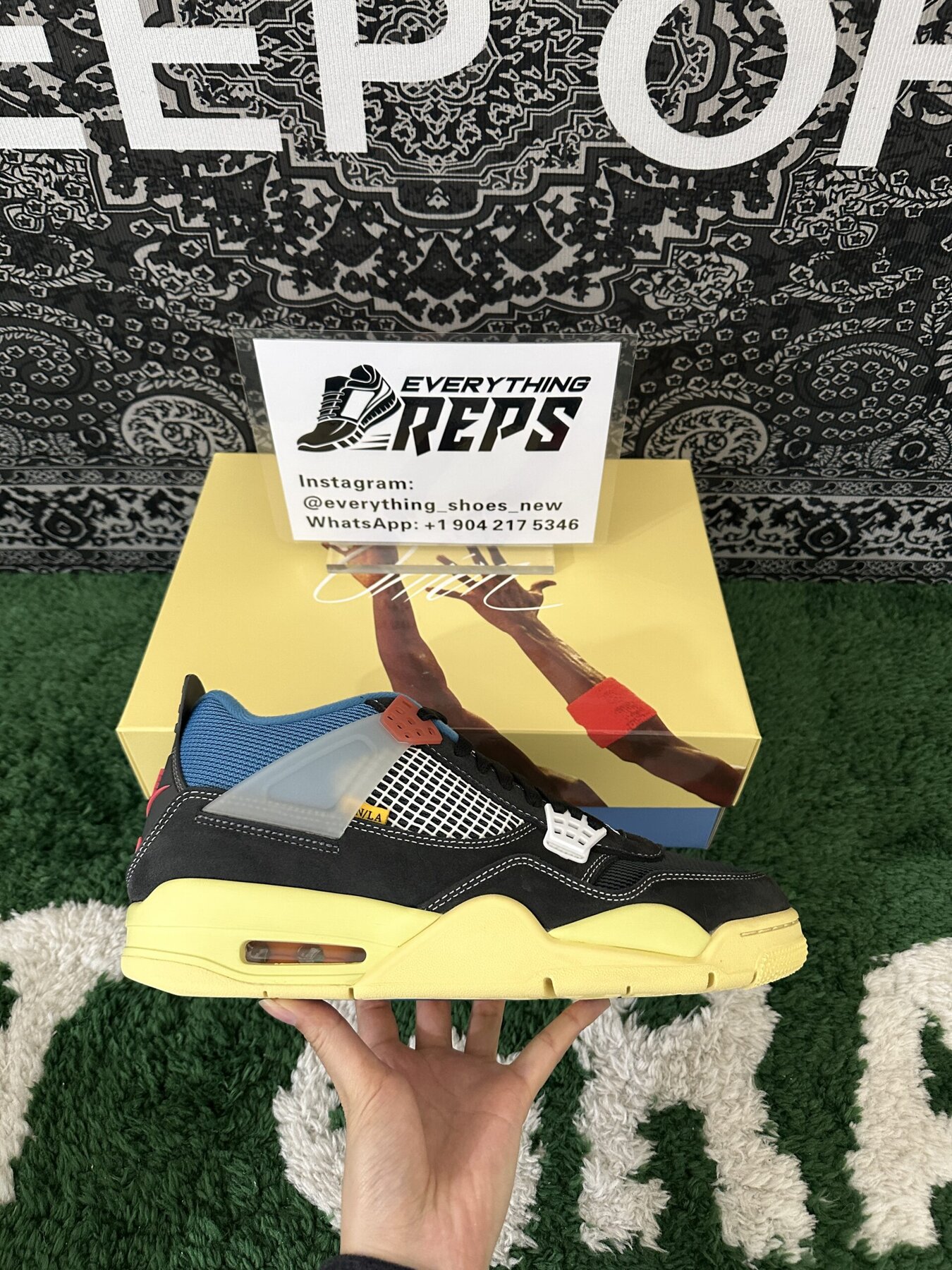 AJ4 Retro Union Off Noir - Image 6