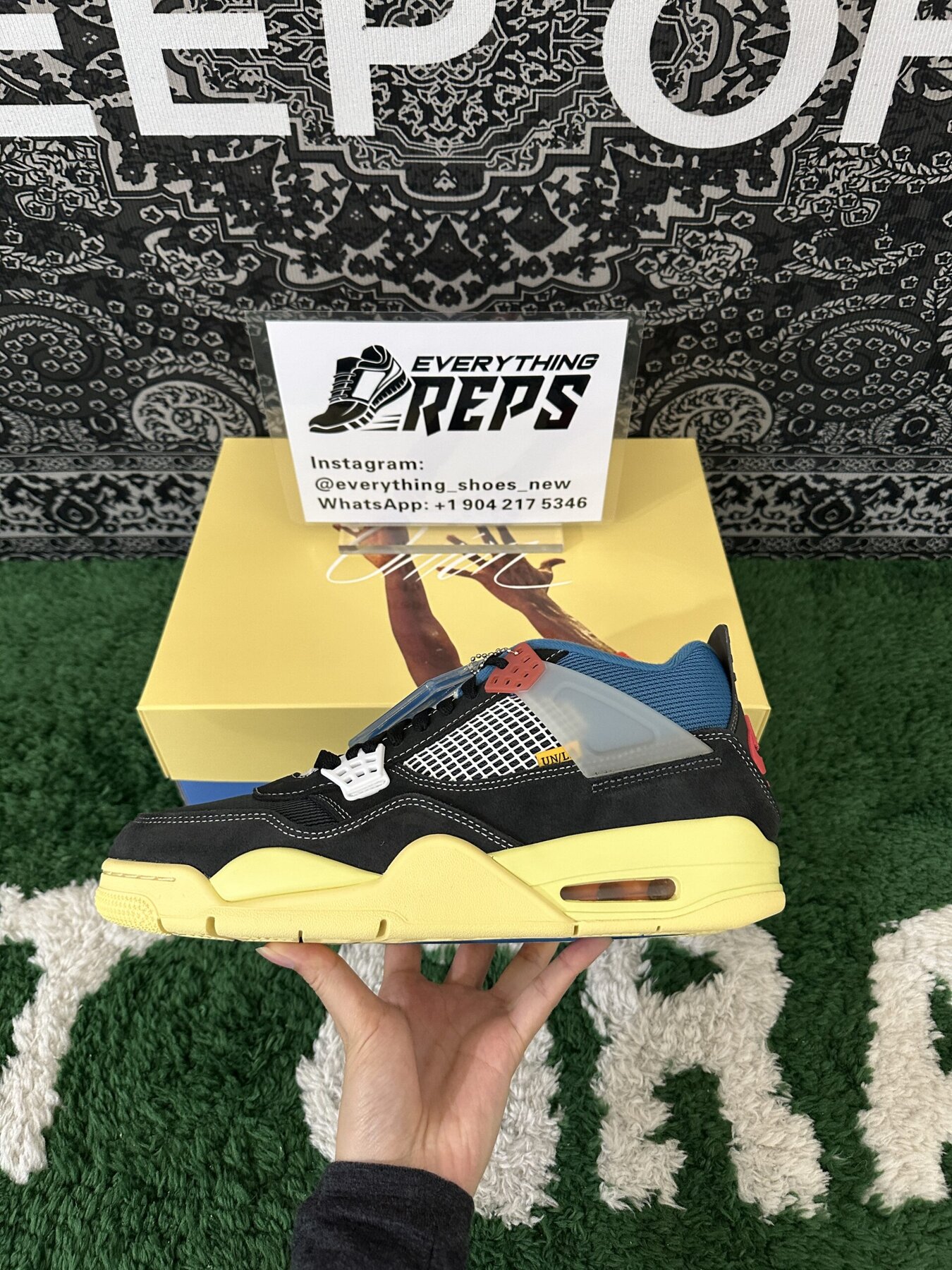 AJ4 Retro Union Off Noir - Image 5