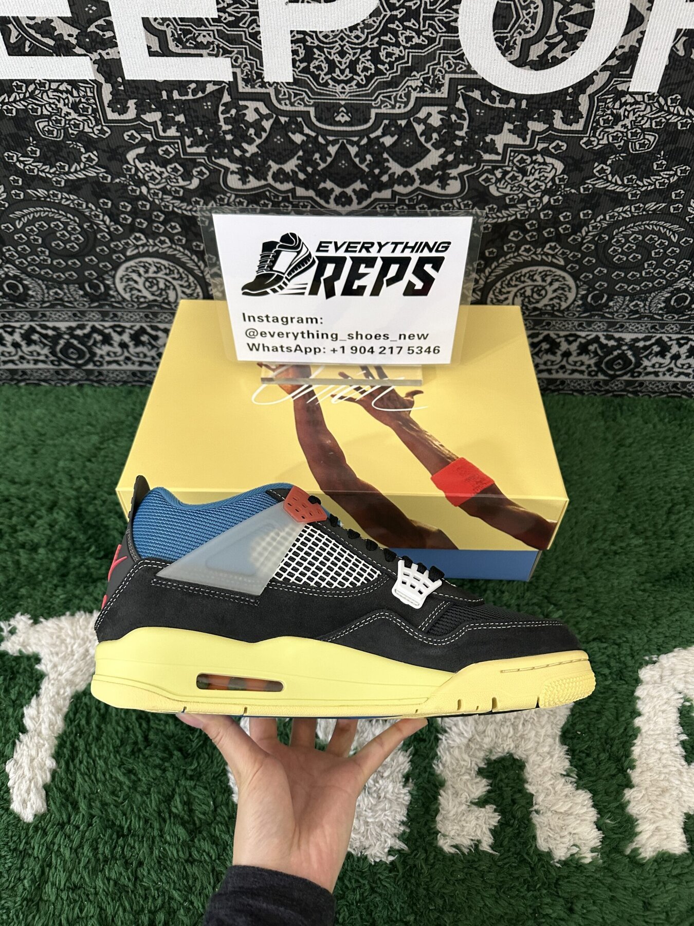 AJ4 Retro Union Off Noir - Image 4