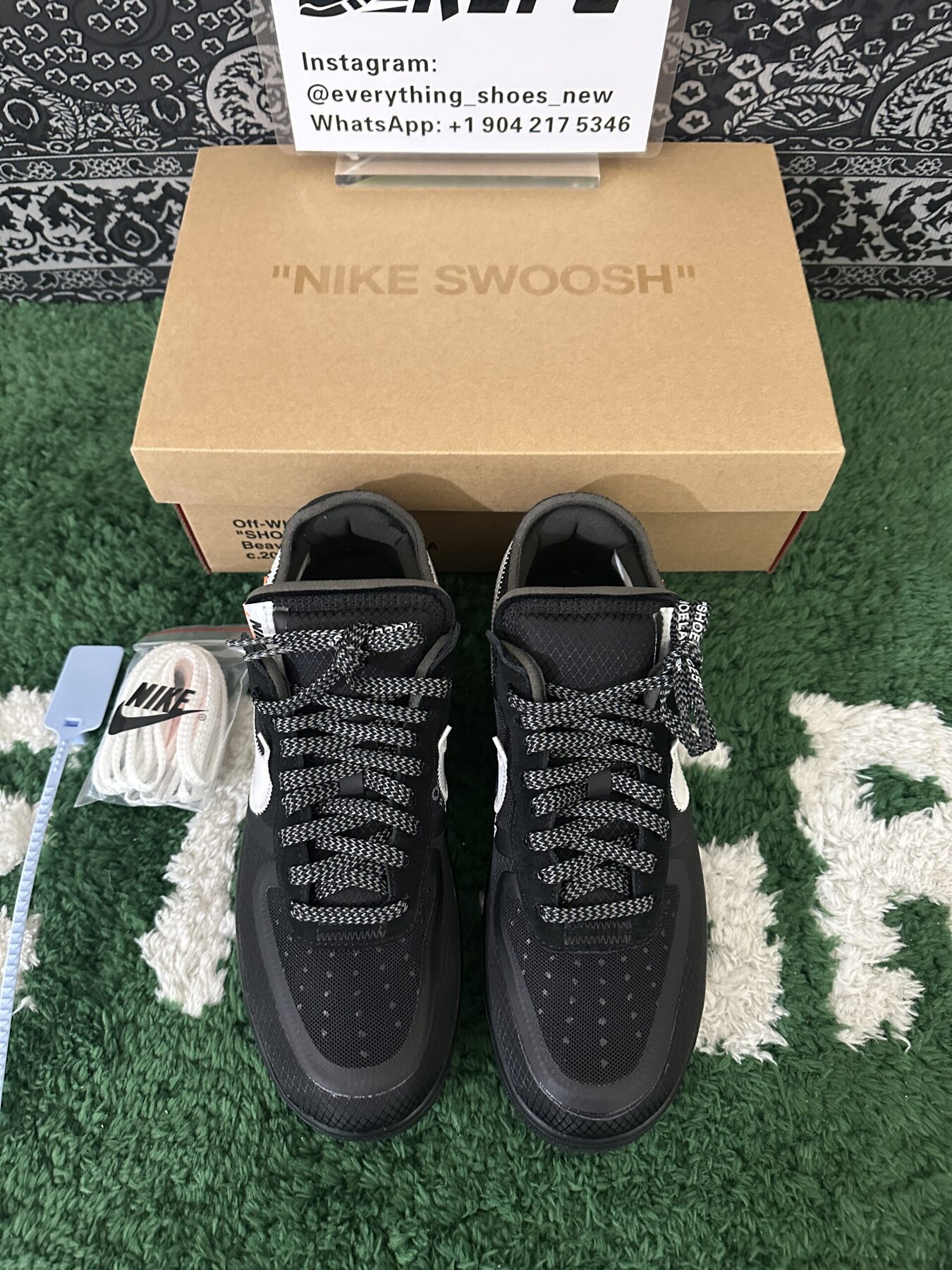 Air Force 1 Low Off-White Black White - Image 3