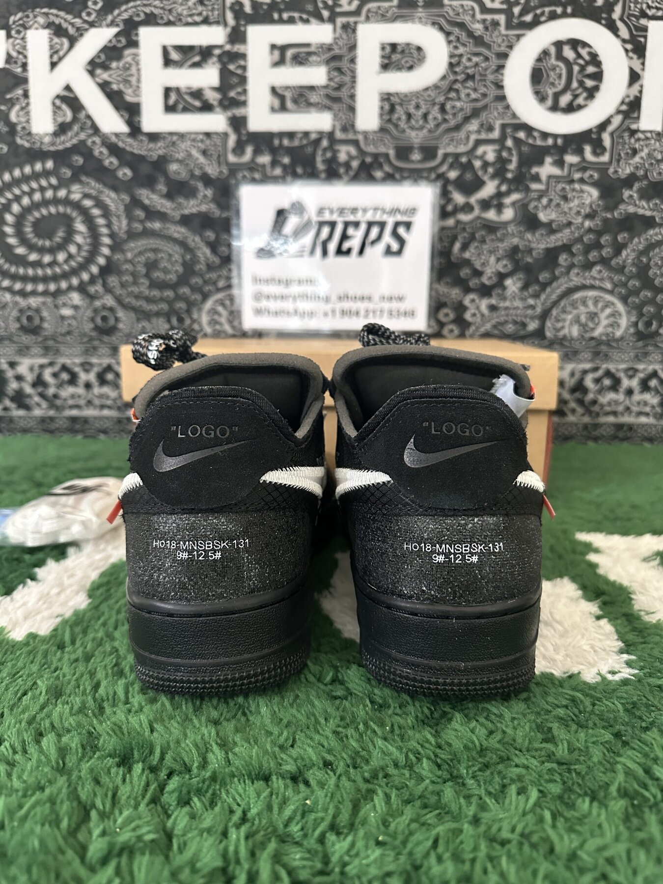 Air Force 1 Low Off-White Black White - Image 4