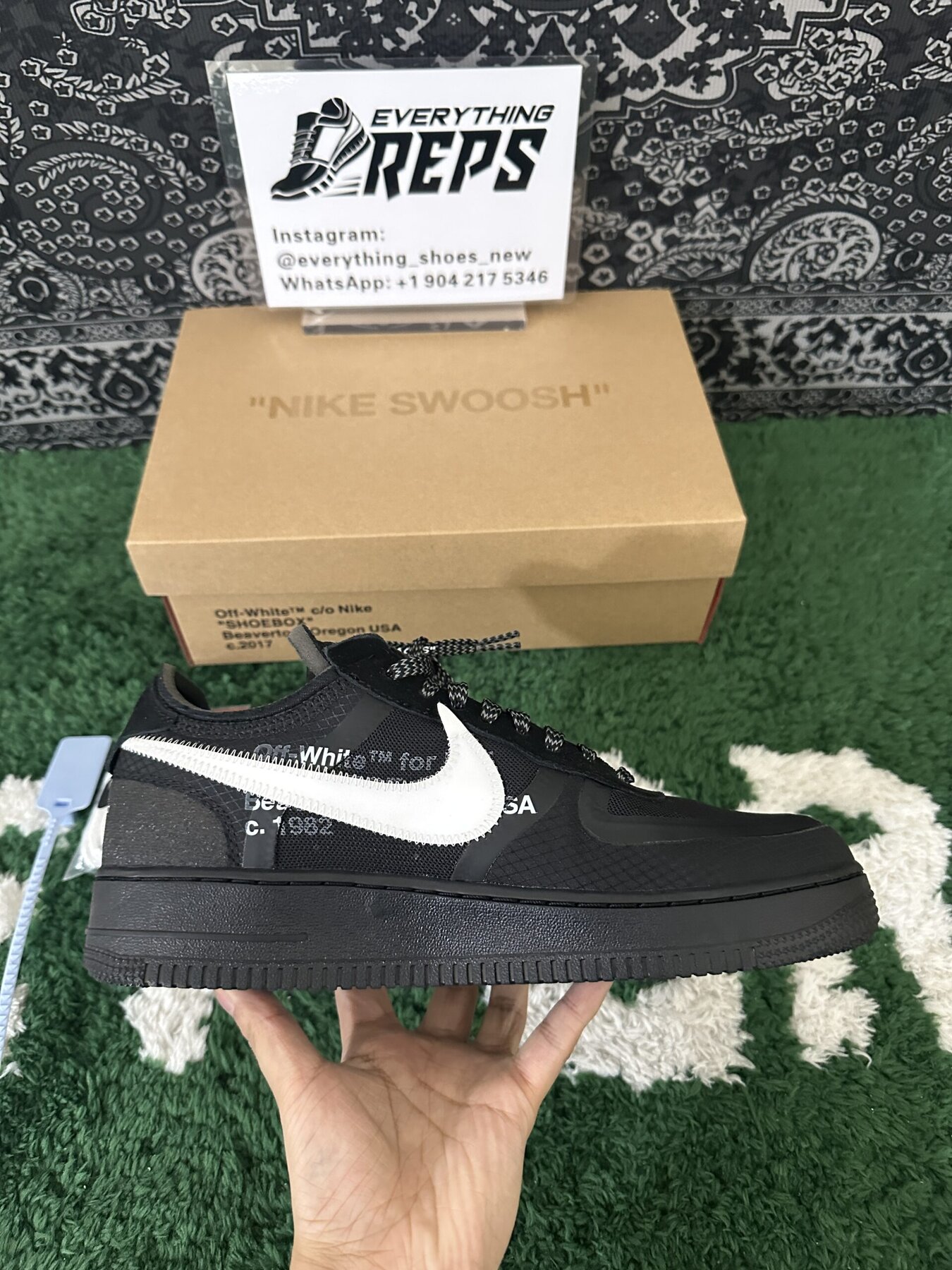 Air Force 1 Low Off-White Black White - Image 5