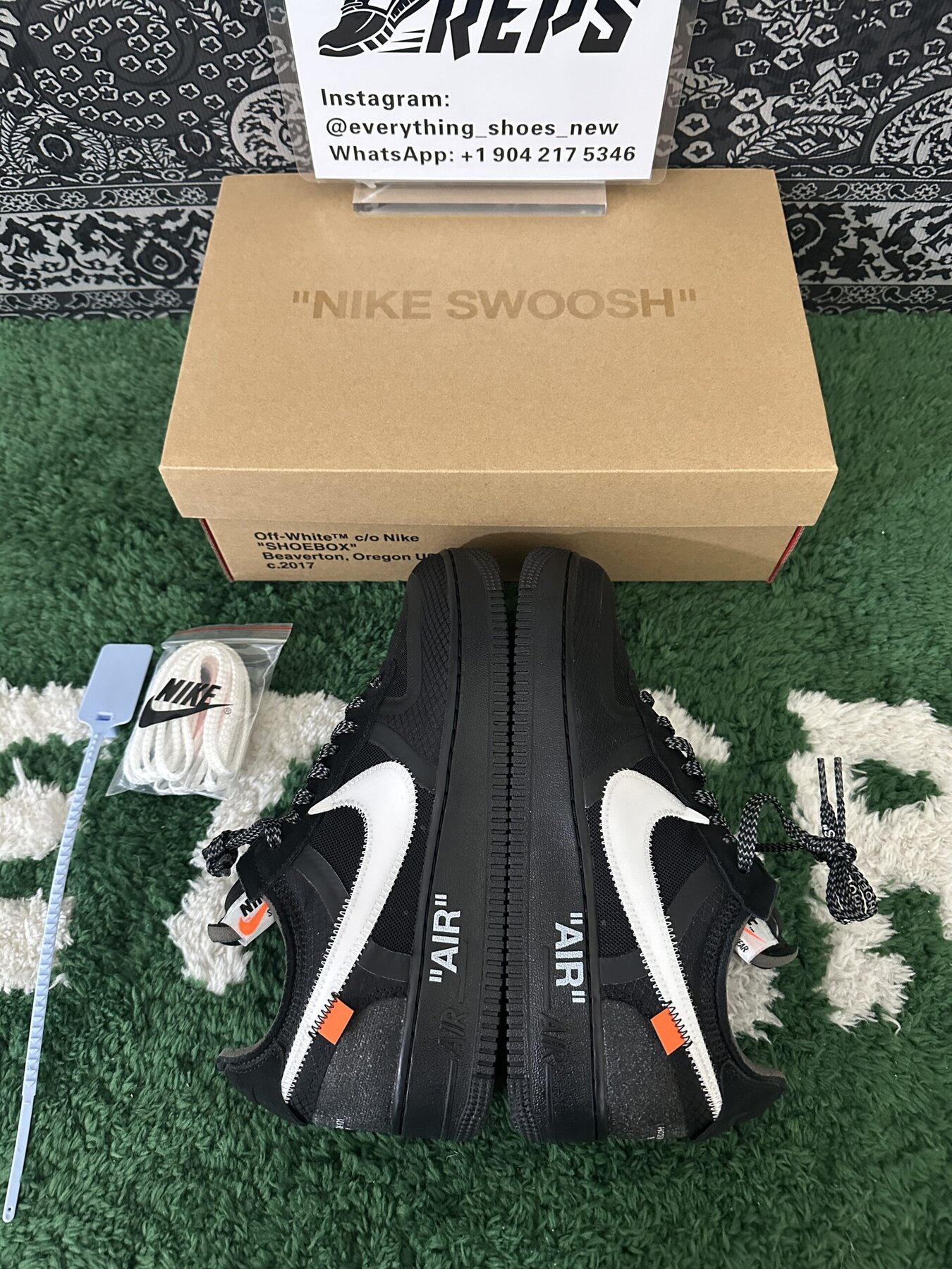 Air Force 1 Low Off-White Black White - Image 9