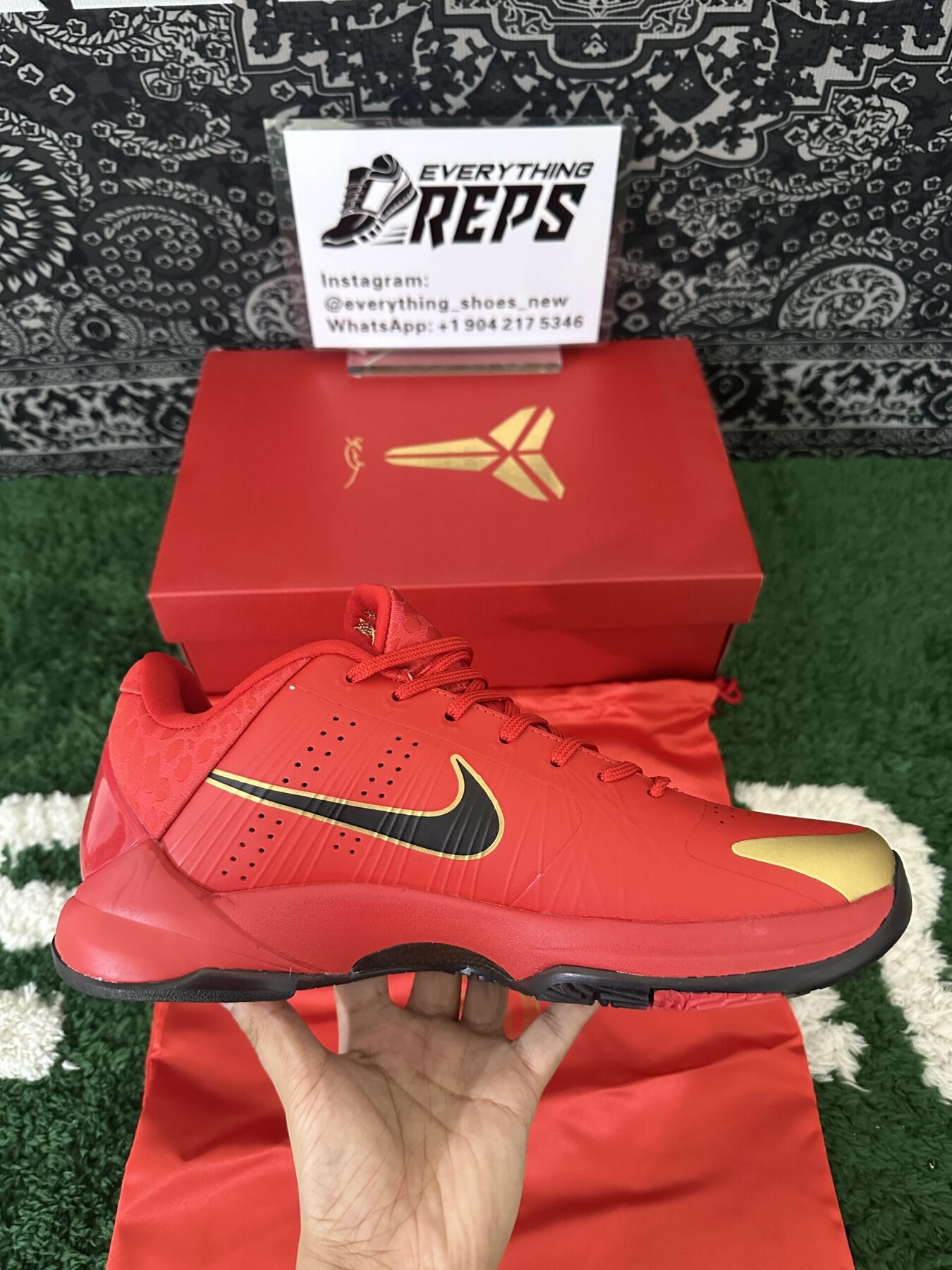 Kobe 5 Protro Year of the Mamba University Red - Image 5