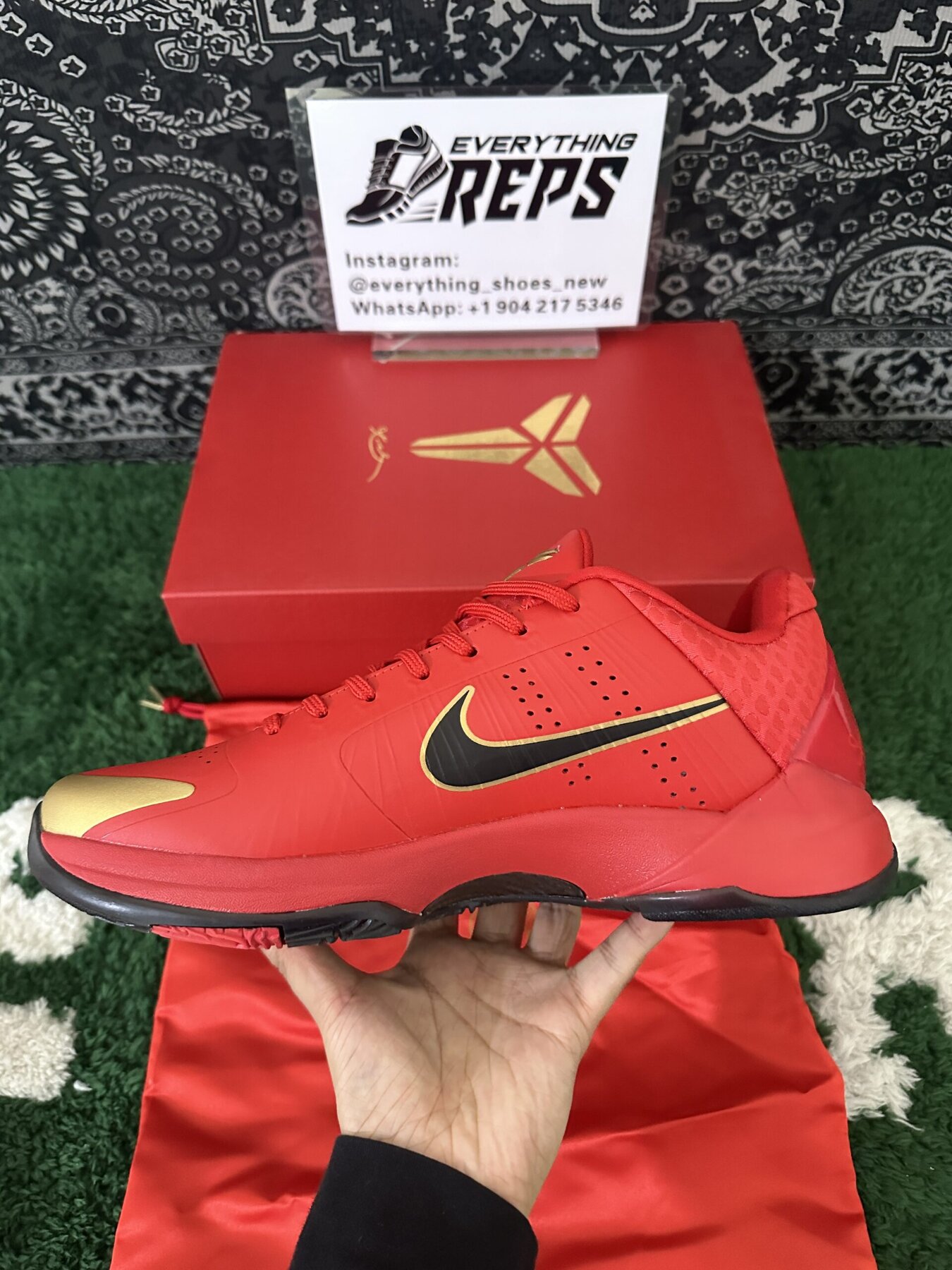 Kobe 5 Protro Year of the Mamba University Red - Image 3