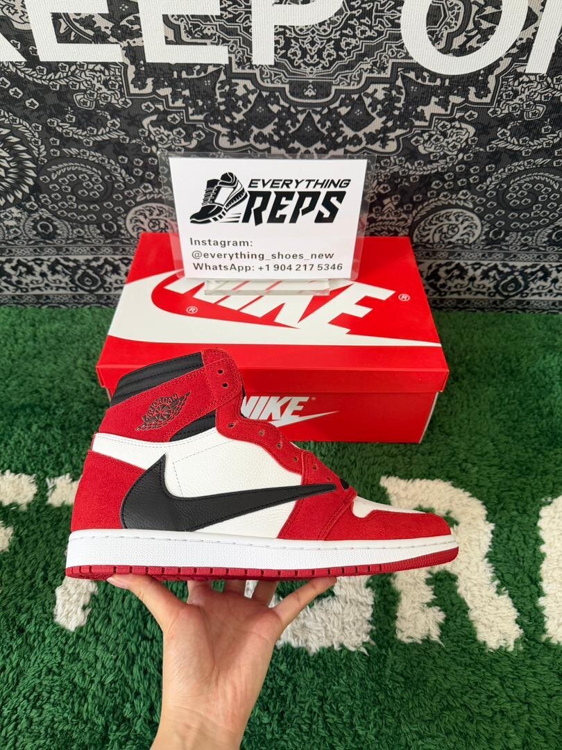 TS x AJ1 Chicago High Custom - Image 4