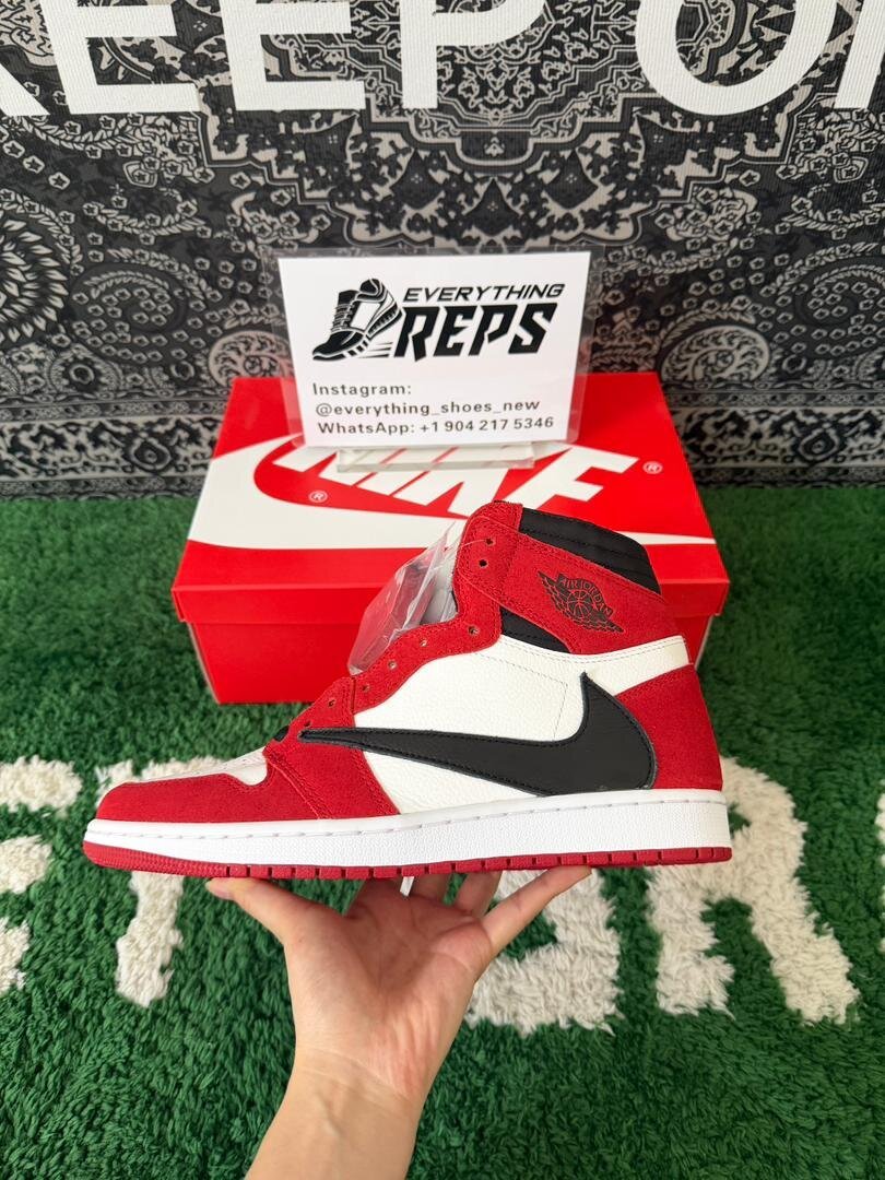 TS x AJ1 Chicago High Custom - Image 2
